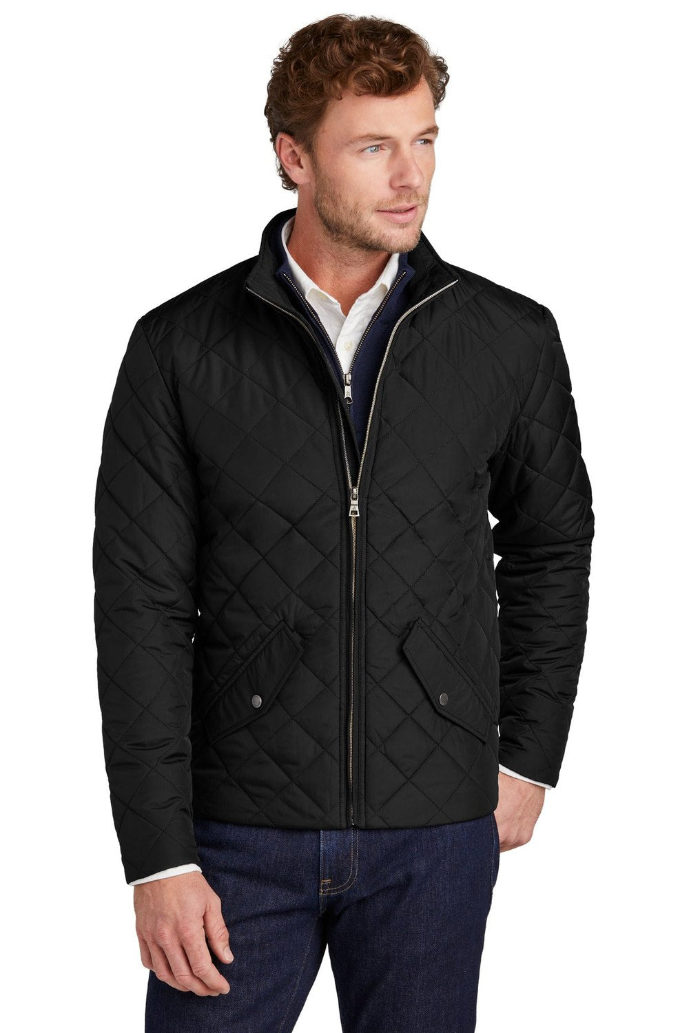 Brooks Brothers Men's Quilted Jacket. BB18600 Corporate Apparel Jackets & Vests