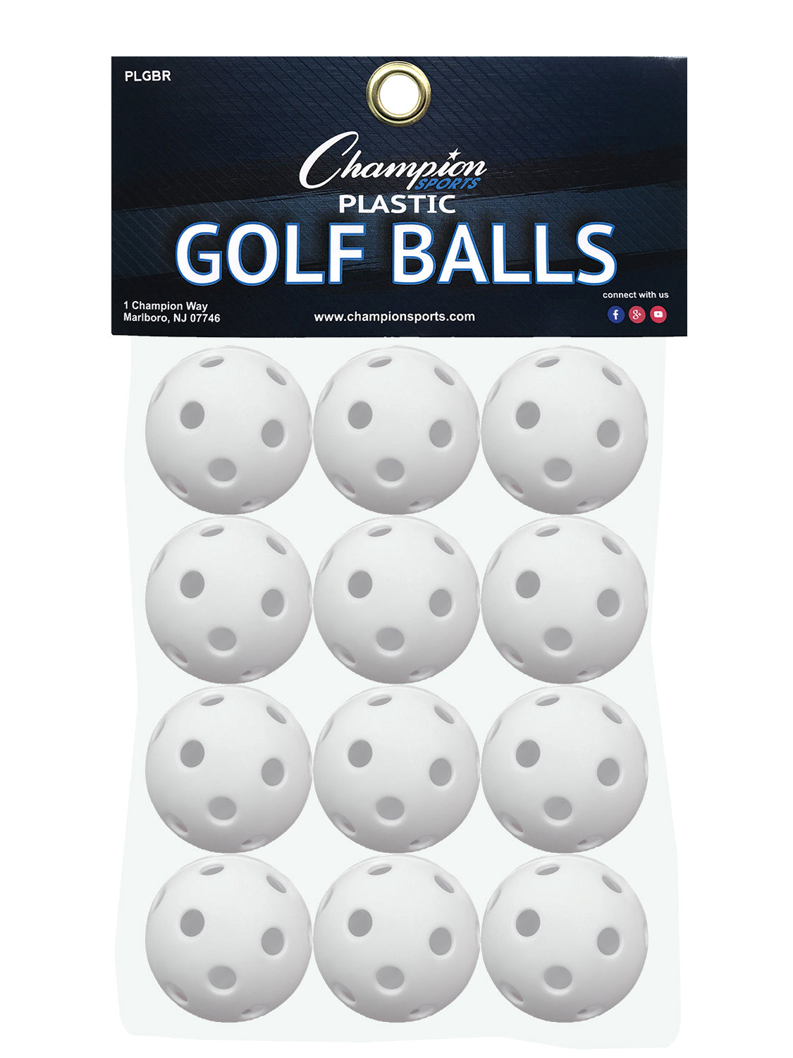 Champion Sports Plastic Golf Balls Sports Equipment All