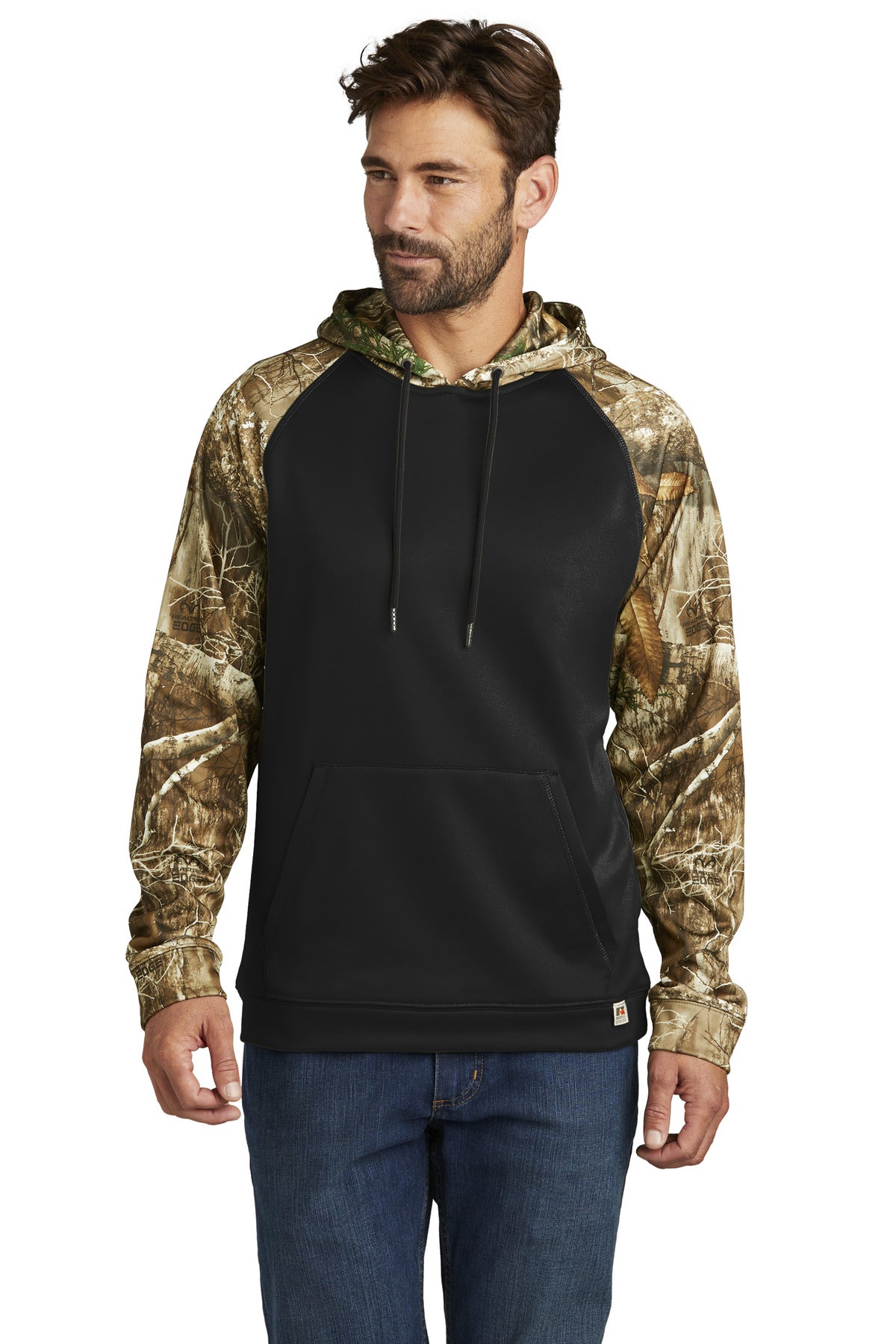 Russell Outdoors Men's Realtree Performance Colorblock Pullover Hoodie RU451
