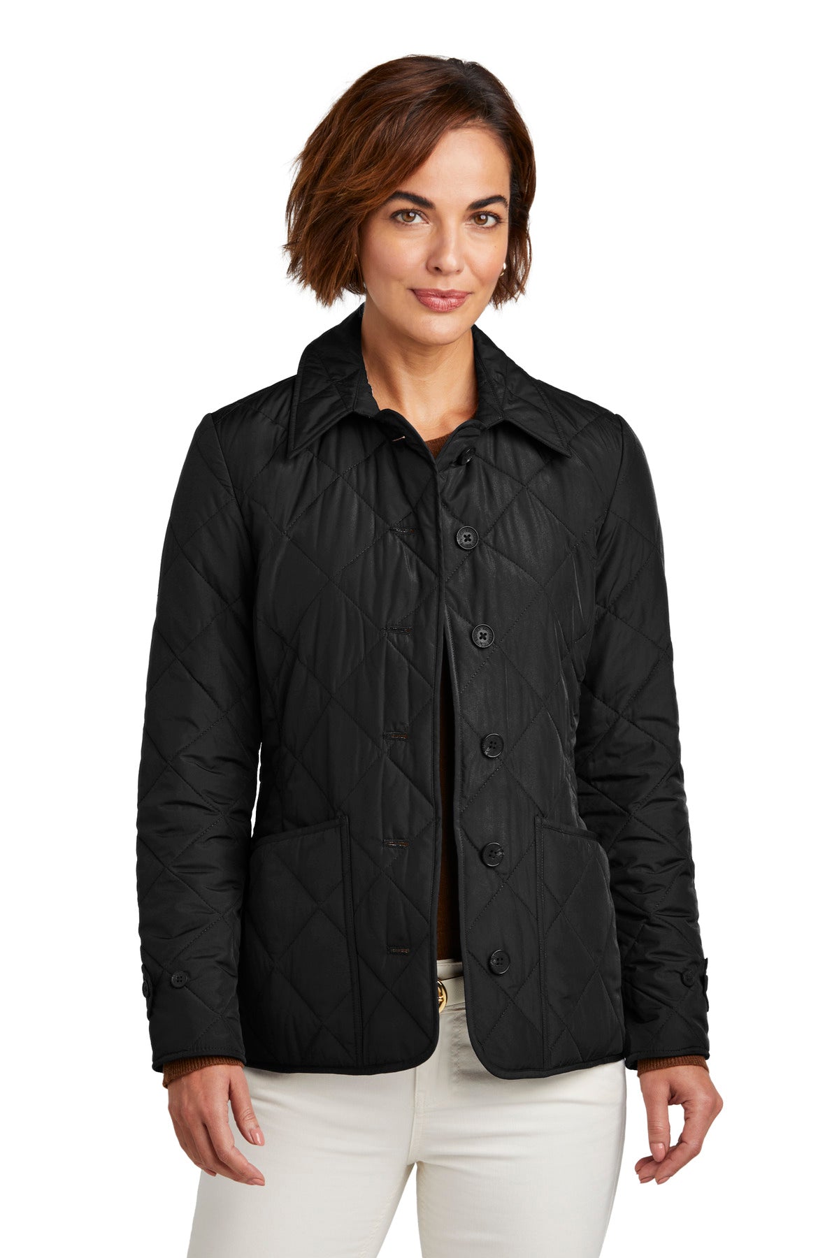 Brooks Brothers Women's Quilted Jacket. BB18601 Corporate Apparel Jackets & Vests