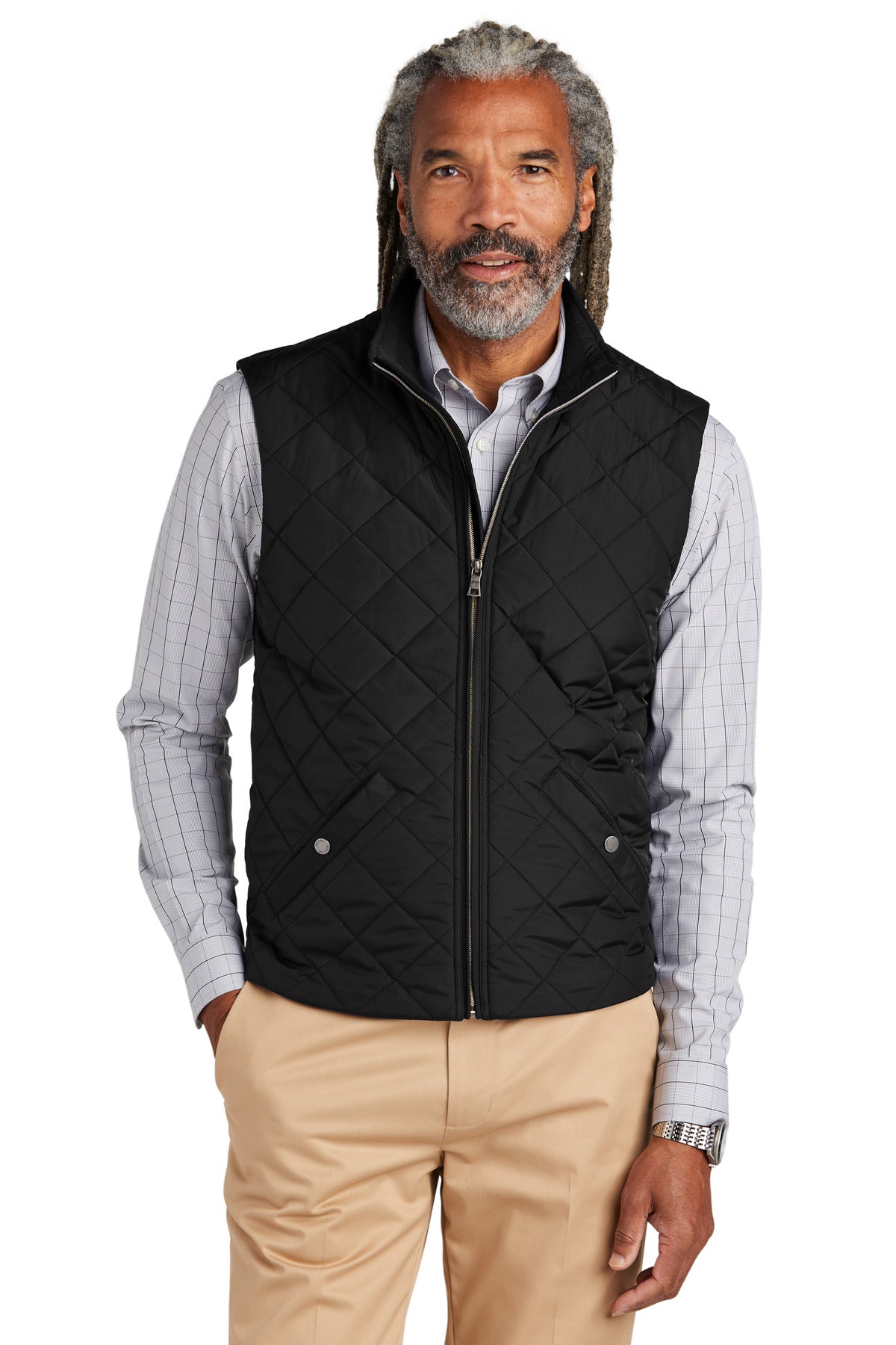 Brooks Brothers Quilted Vest. BB18602 Corporate Apparel Jackets & Vests