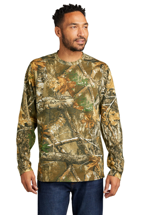 Russell Outdoors Realtree Long Sleeve Pocket Tee. RU100LSP Corporate Apparel Shirts & Tops