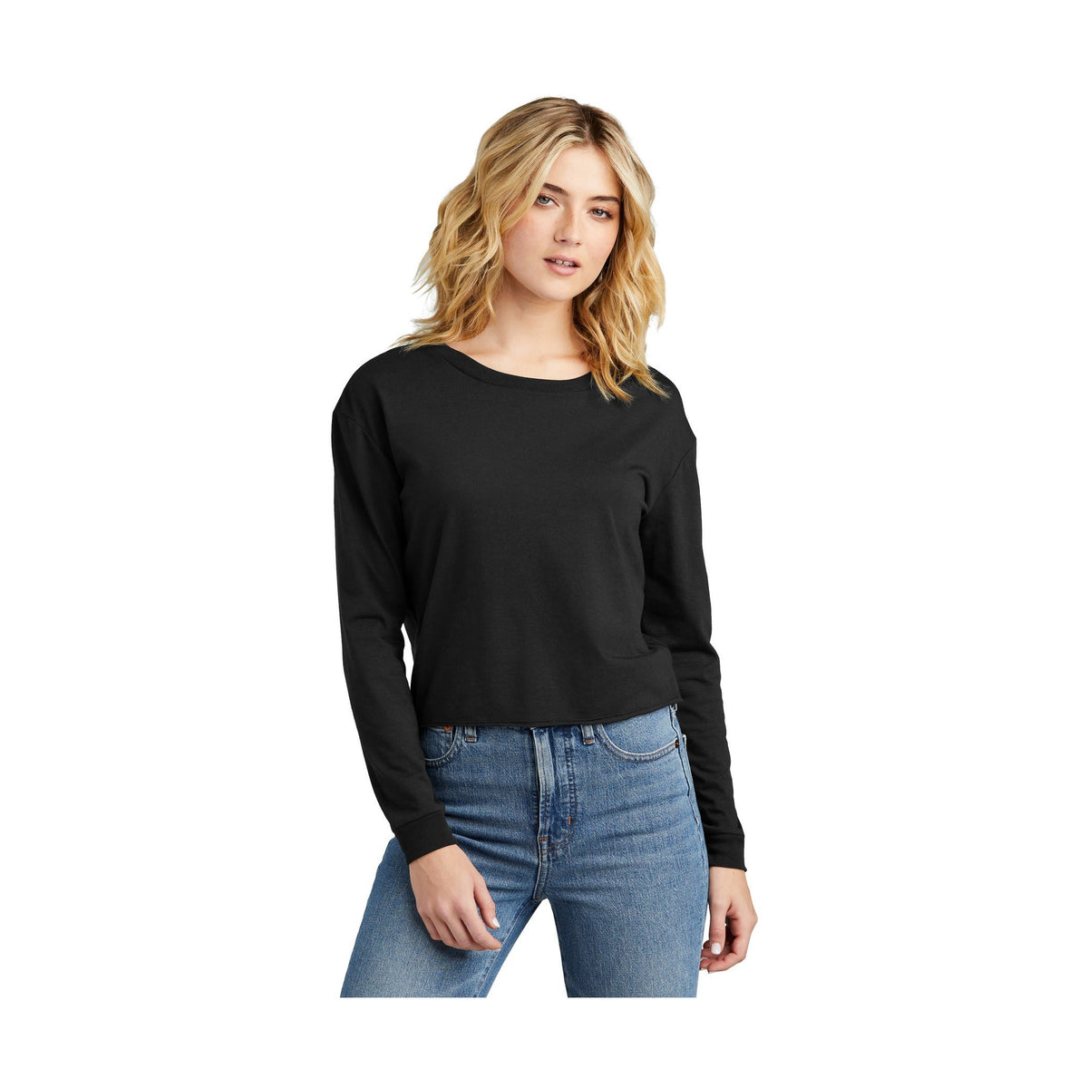 District Women's Perfect Tri Midi Long Sleeve Tee DT141