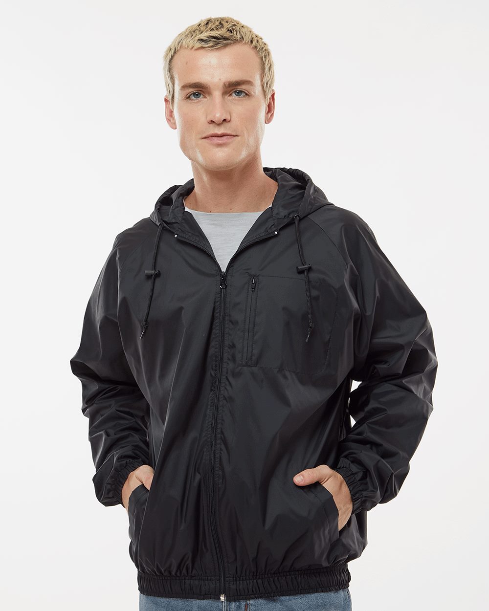 Burnside Men's Hooded Coach's Jacket Mens Apparel Jackets & Vests