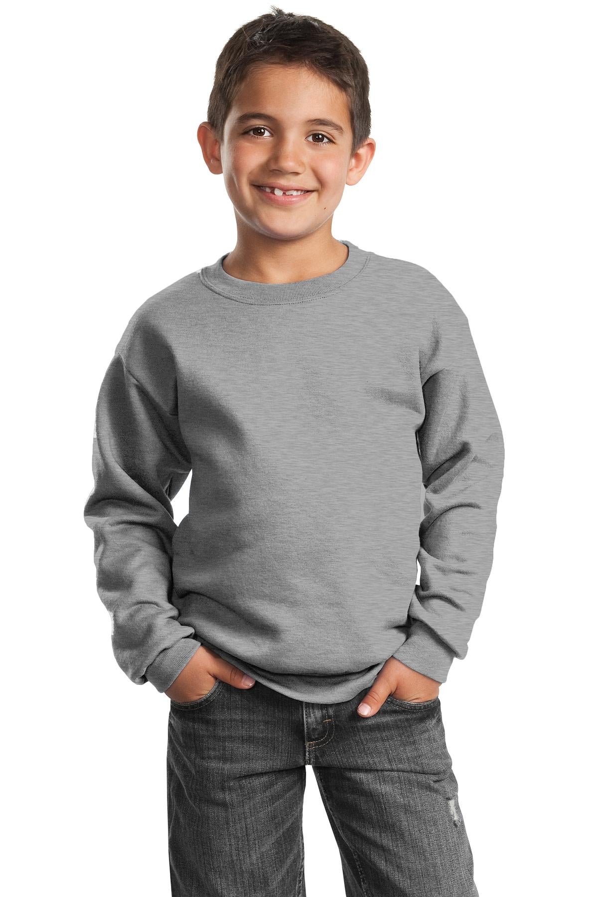 Port & Company - Youth Core Fleece Crewneck Sweatshirt Youth Apparel Hoodies & Sweatshirts