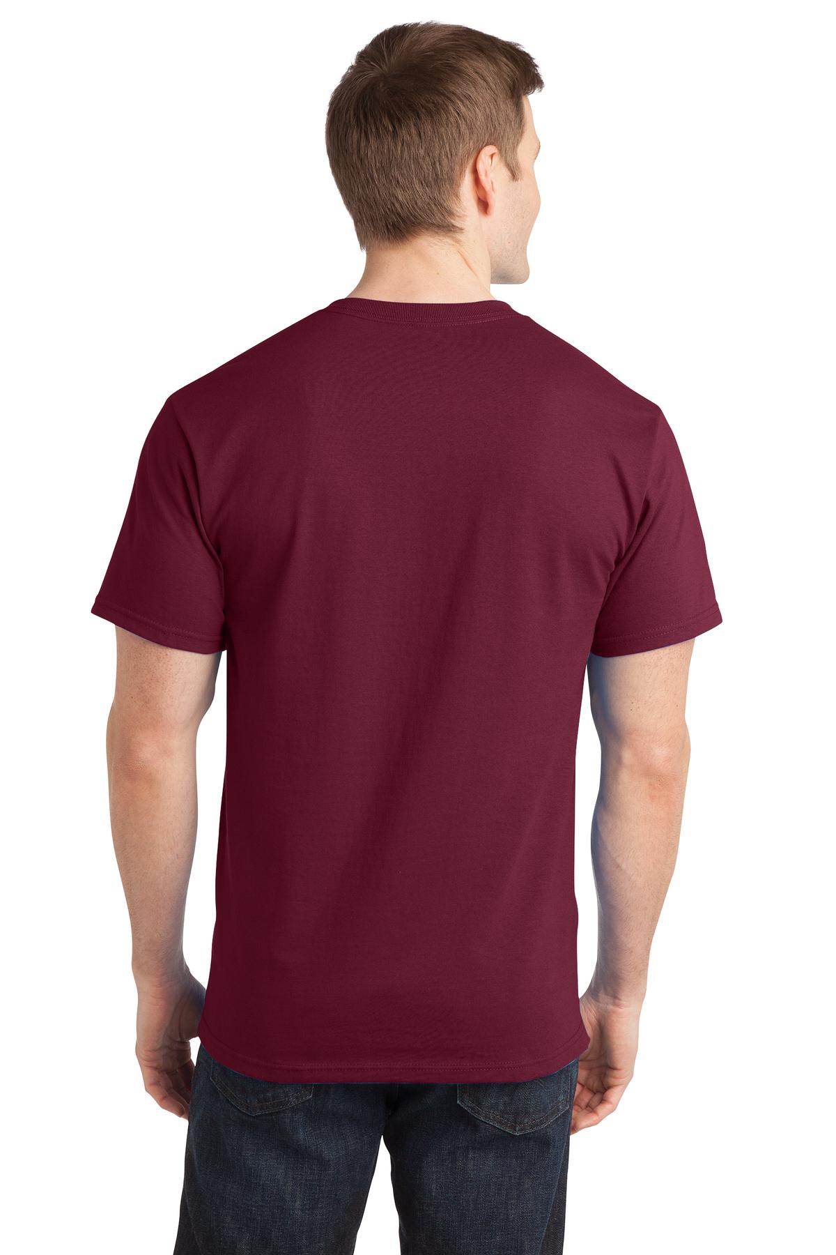 Port & Company - Adult Ring Spun Cotton Tee Mens Apparel Shirts & Tops