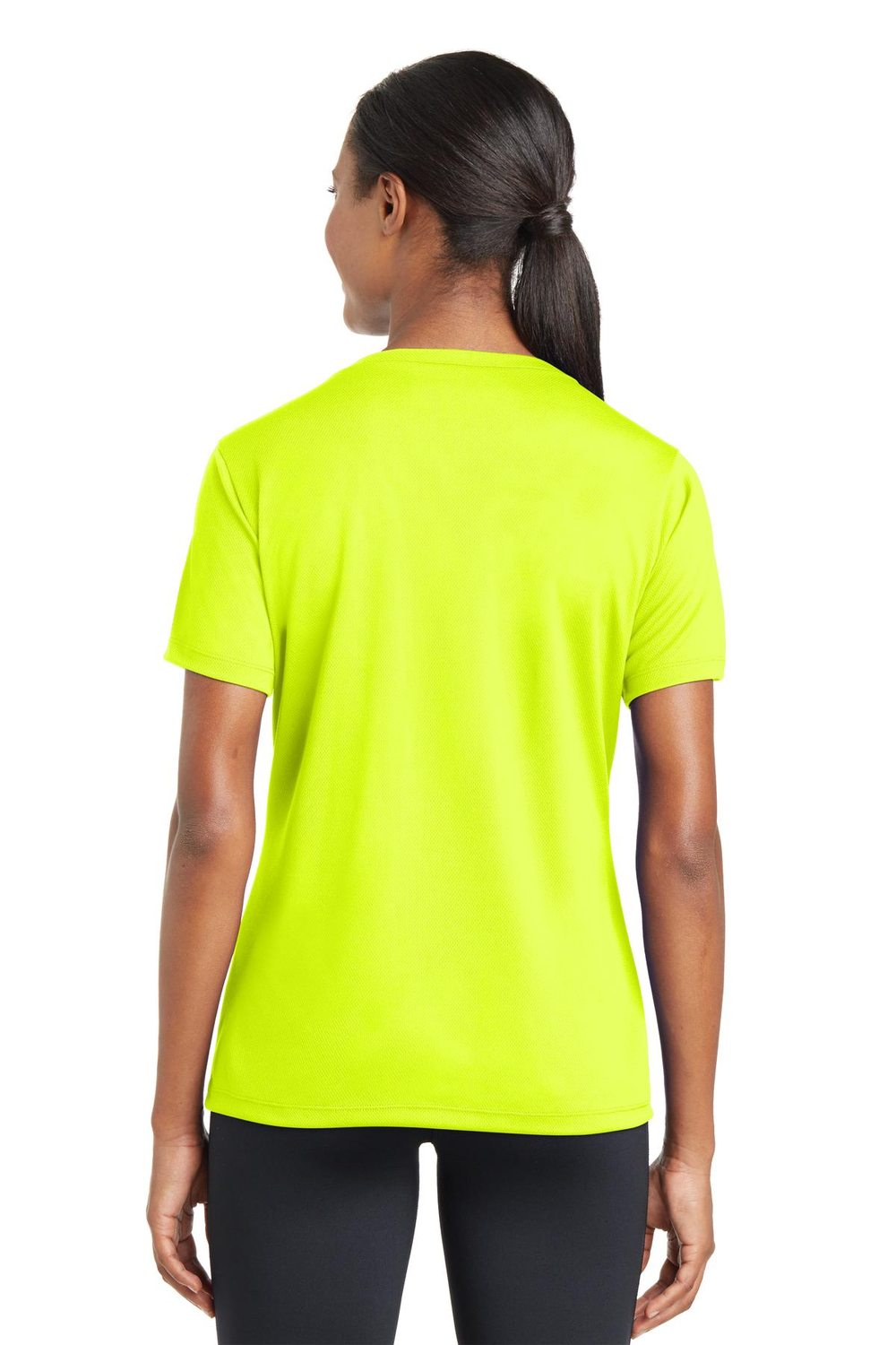 Sport-Tek Women's PosiCharge RacerMesh V-Neck Tee Womens Apparel Shirts & Tops