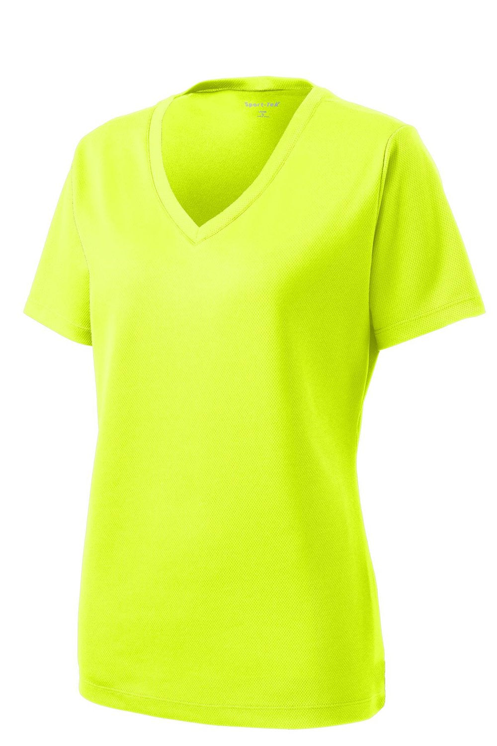 Sport-Tek Women's PosiCharge RacerMesh V-Neck Tee Womens Apparel Shirts & Tops