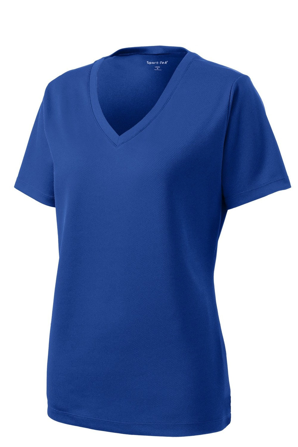 Sport-Tek Women's PosiCharge RacerMesh V-Neck Tee Womens Apparel Shirts & Tops