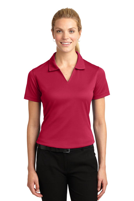 Sport-Tek Women's Dri-Mesh V-Neck Polo L469 Womens Apparel Shirts & Tops