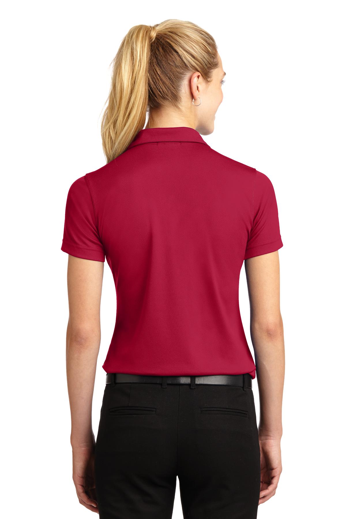Sport-Tek Women's Dri-Mesh V-Neck Polo L469 Womens Apparel Shirts & Tops