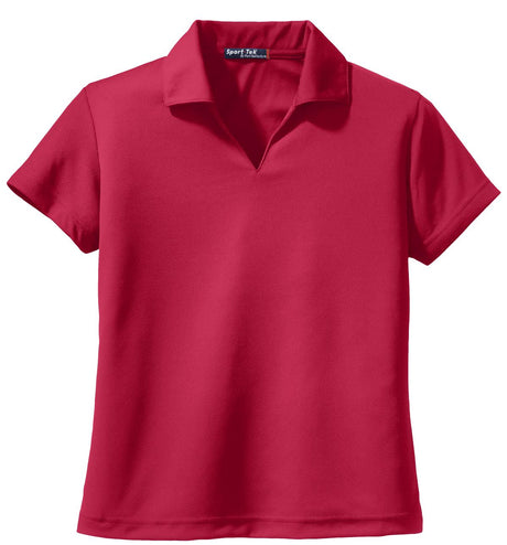 Sport-Tek Women's Dri-Mesh V-Neck Polo L469 Womens Apparel Shirts & Tops