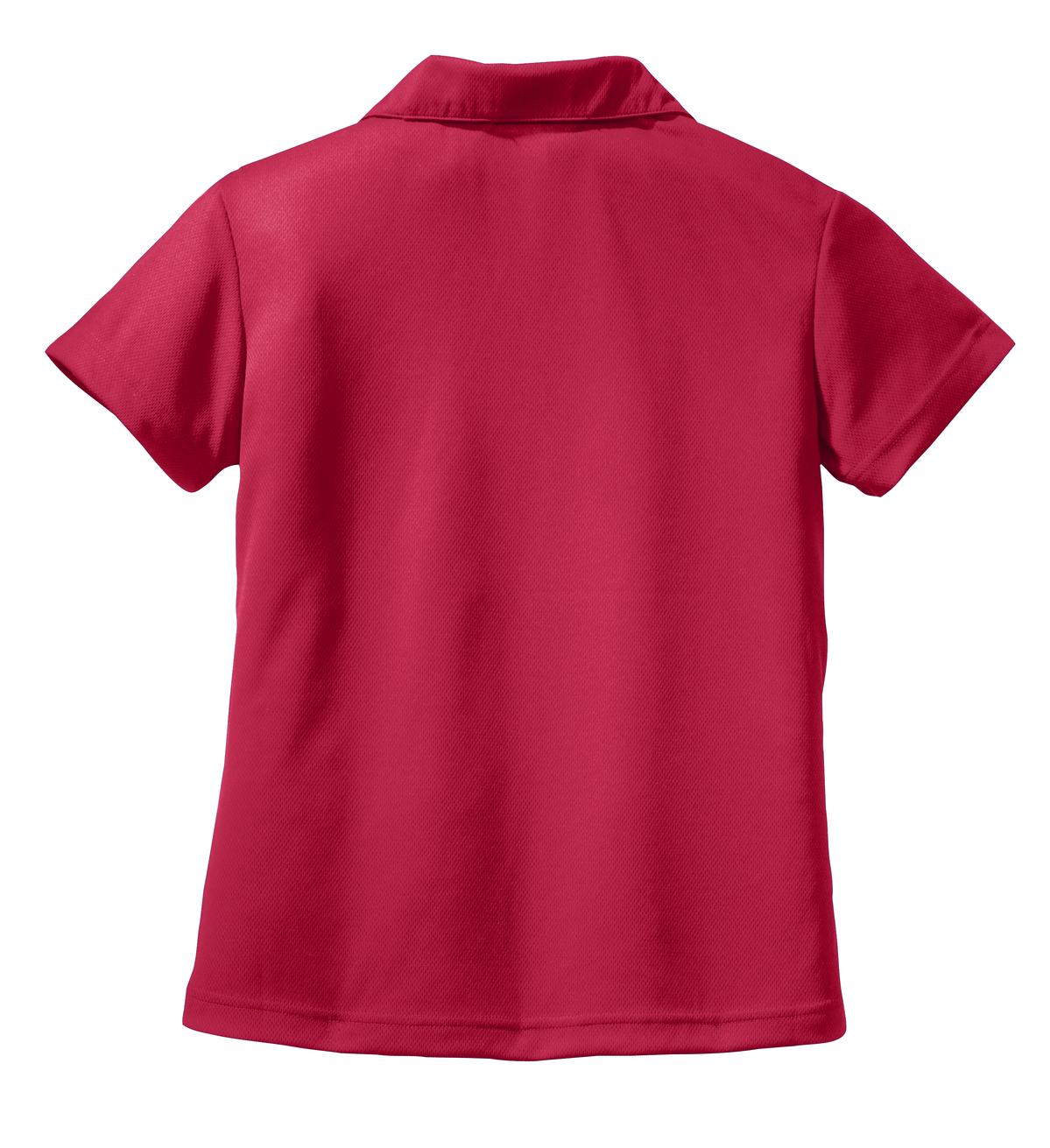 Sport-Tek Women's Dri-Mesh V-Neck Polo L469 Womens Apparel Shirts & Tops