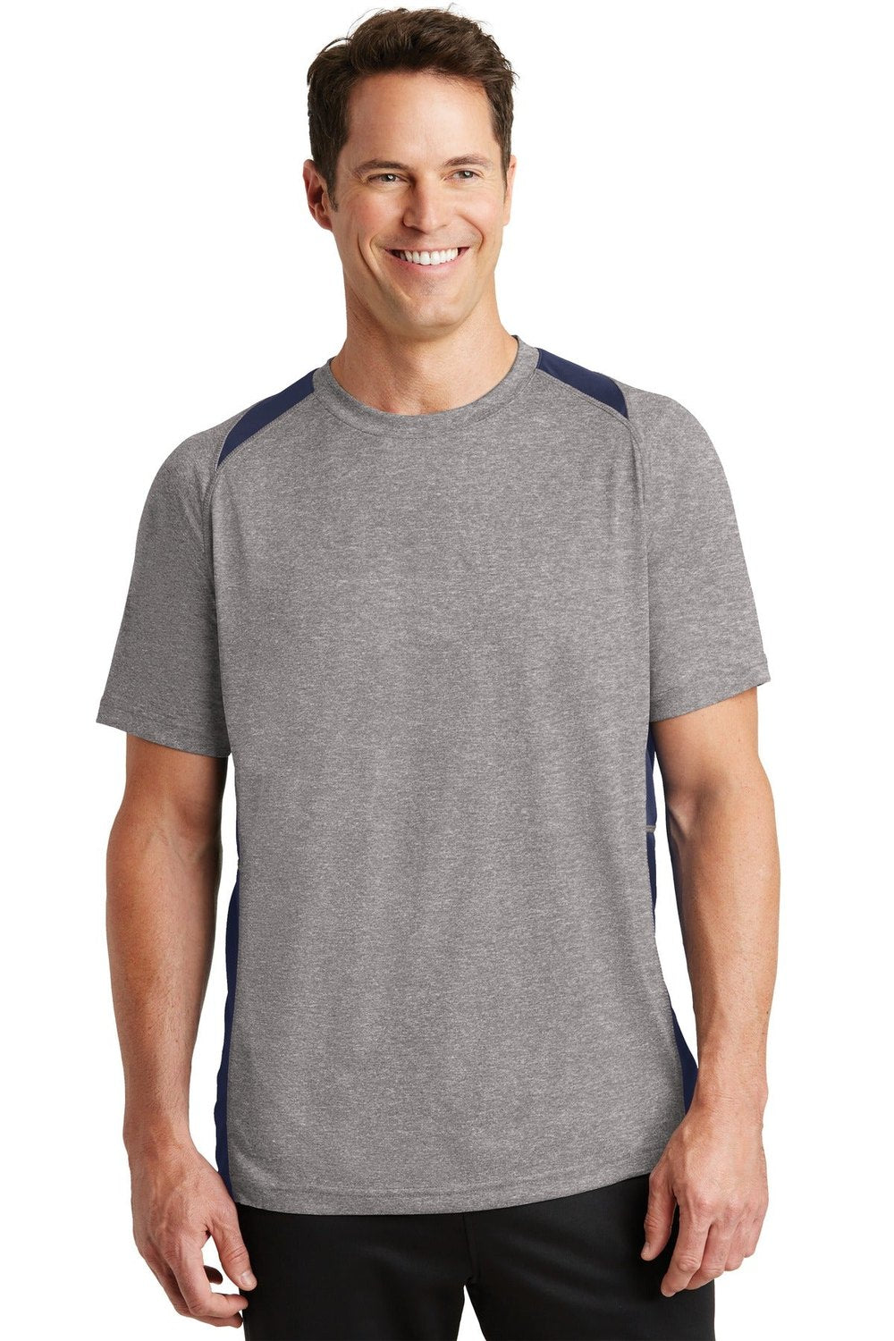 Sport-Tek Men's Heather Colorblock Contender Tee Mens Apparel Shirts & Tops