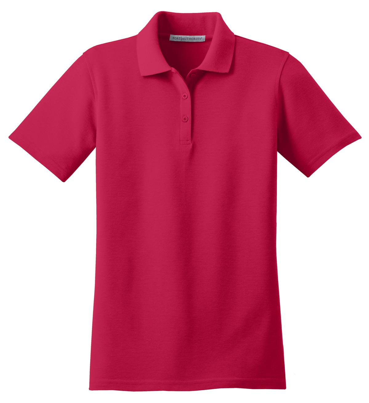 Port Authority Ladies Stain-Resistant Polo. L510 Womens Apparel Shirts & Tops