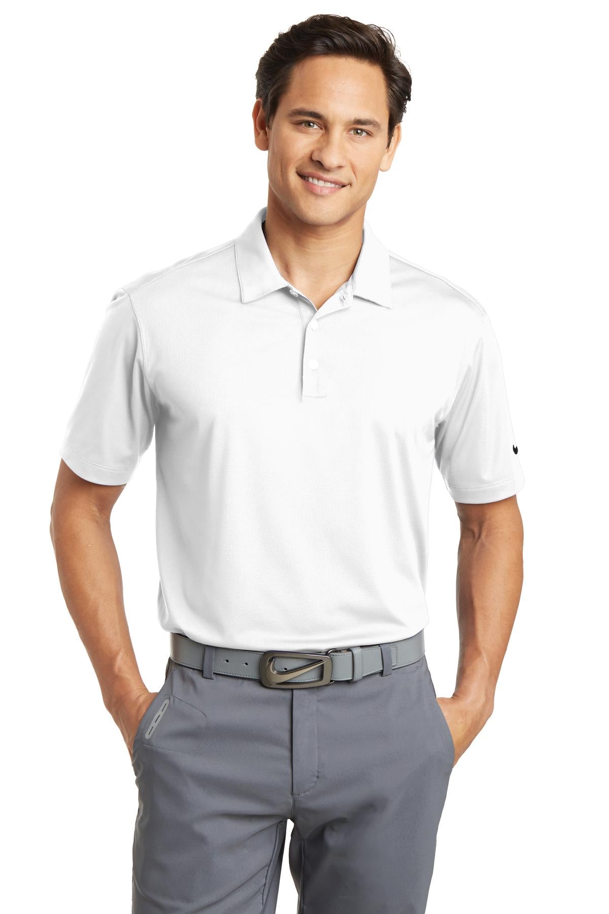 Nike Men's Dri-FIT Vertical Mesh Polo. 637167 Corporate Apparel Shirts & Tops