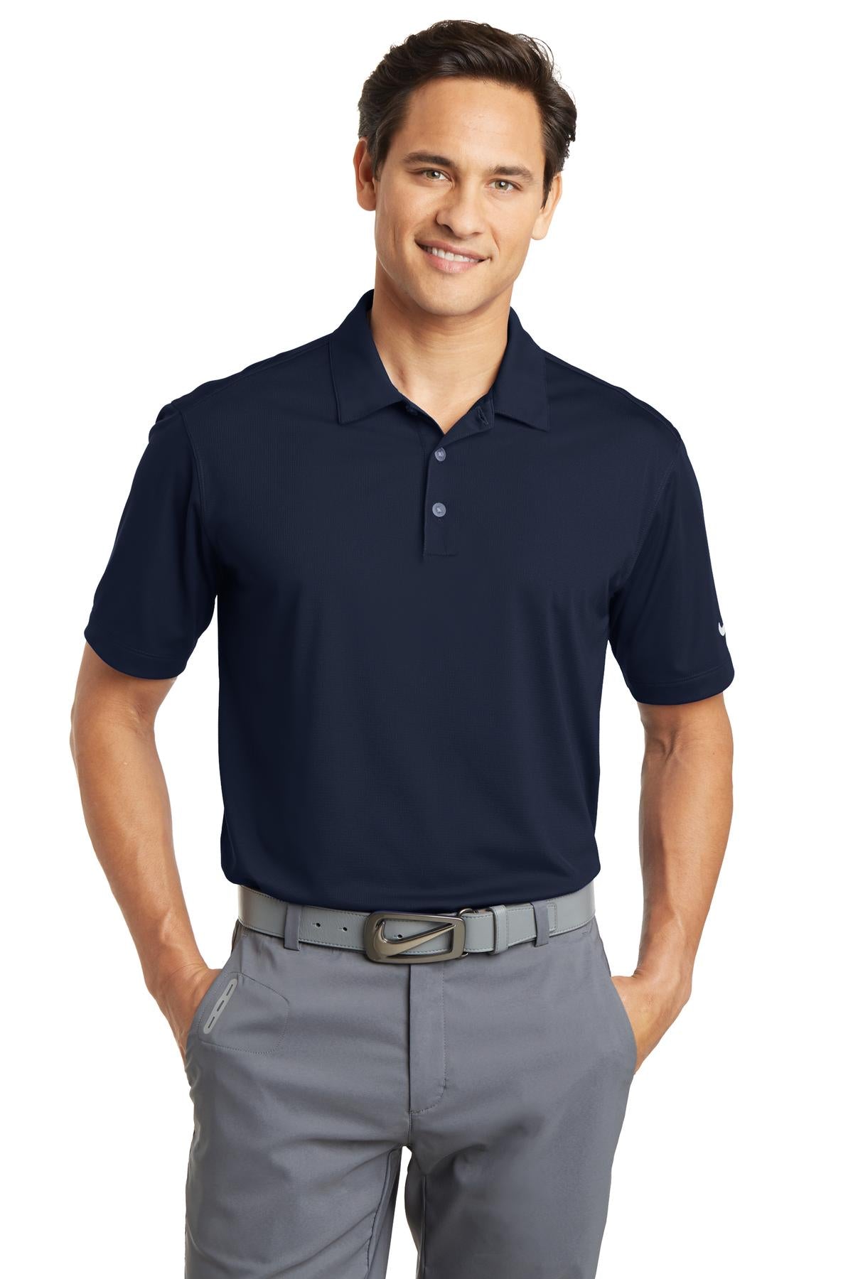 Nike Men's Dri-FIT Vertical Mesh Polo. 637167 Corporate Apparel Shirts & Tops