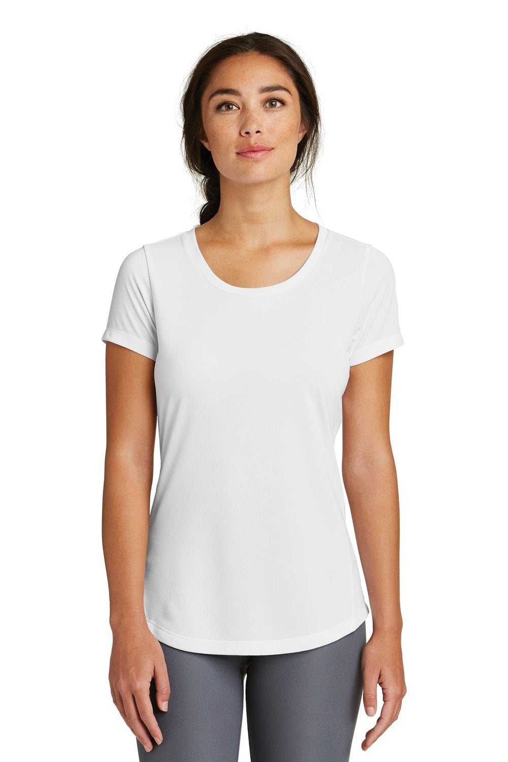 New Era Women's Series Performance Scoop Tee. LNEA200 Corporate Apparel Shirts & Tops