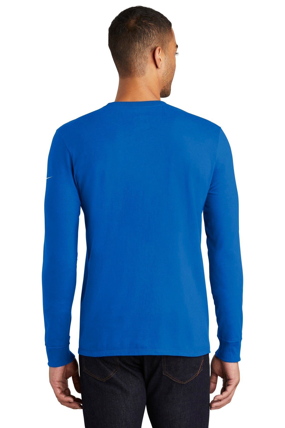 Nike Men's Core Cotton Long Sleeve Tee Shirt. NKBQ5232 Corporate Apparel Shirts & Tops