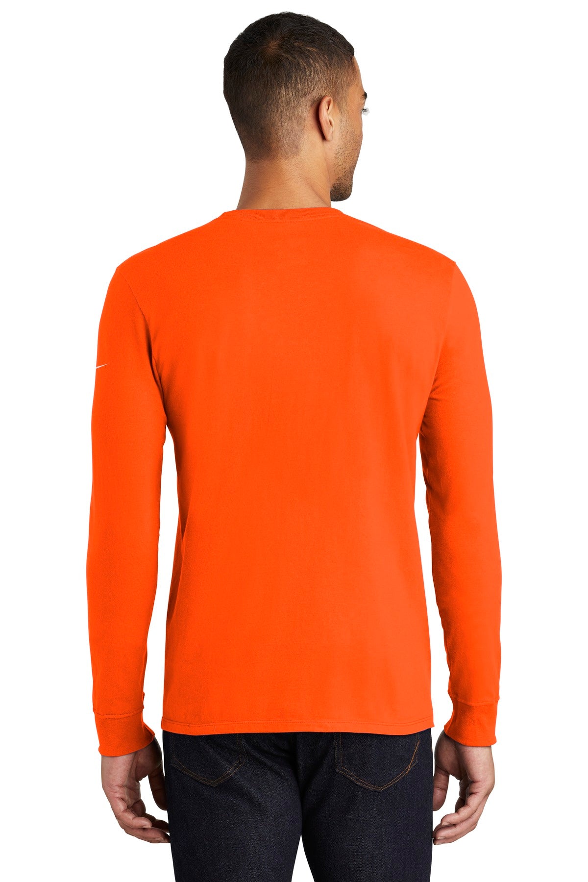 Nike Men's Core Cotton Long Sleeve Tee Shirt. NKBQ5232 Corporate Apparel Shirts & Tops
