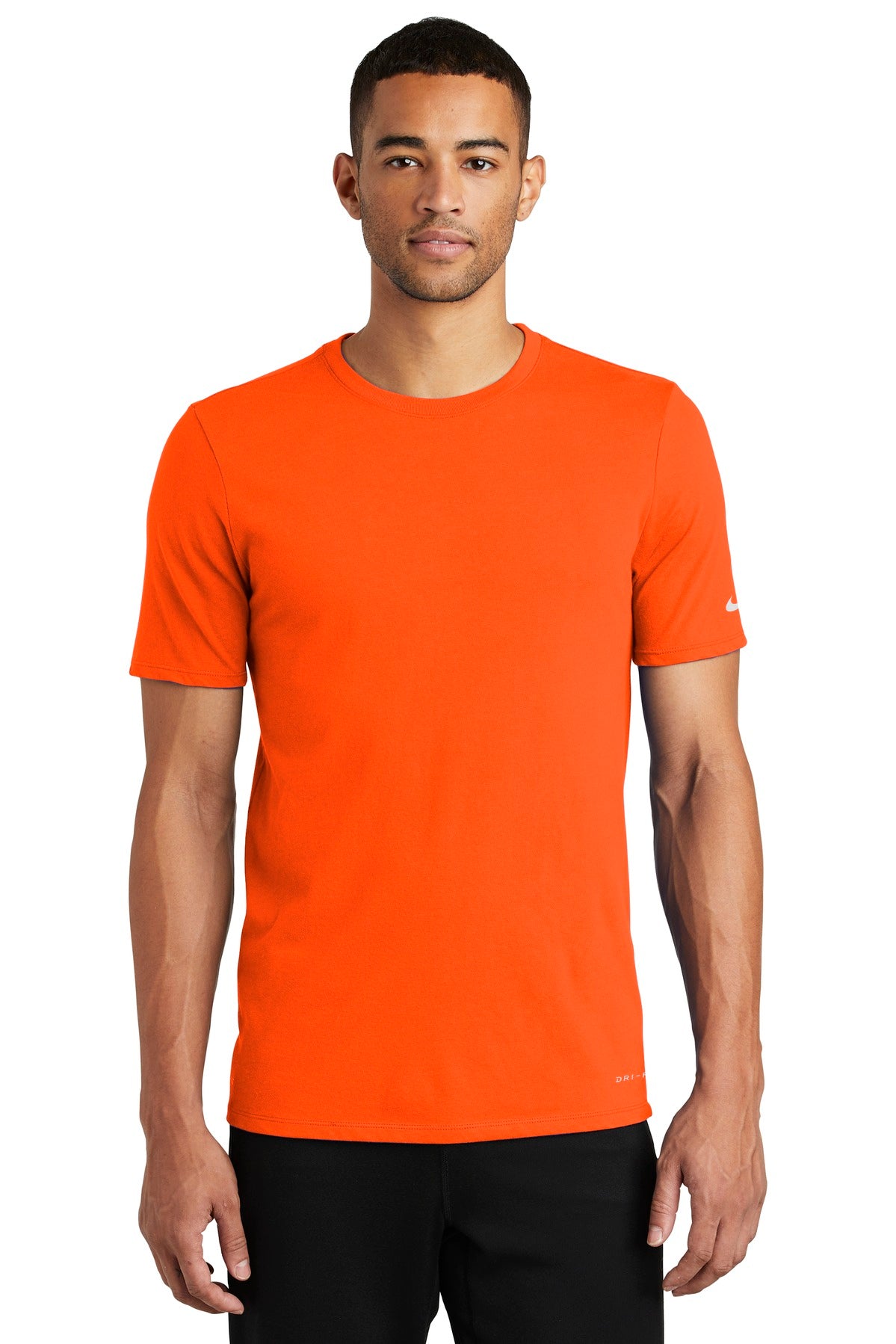 Nike Men's Dri-FIT Cotton/Poly Tee. NKBQ5231 Corporate Apparel Shirts & Tops