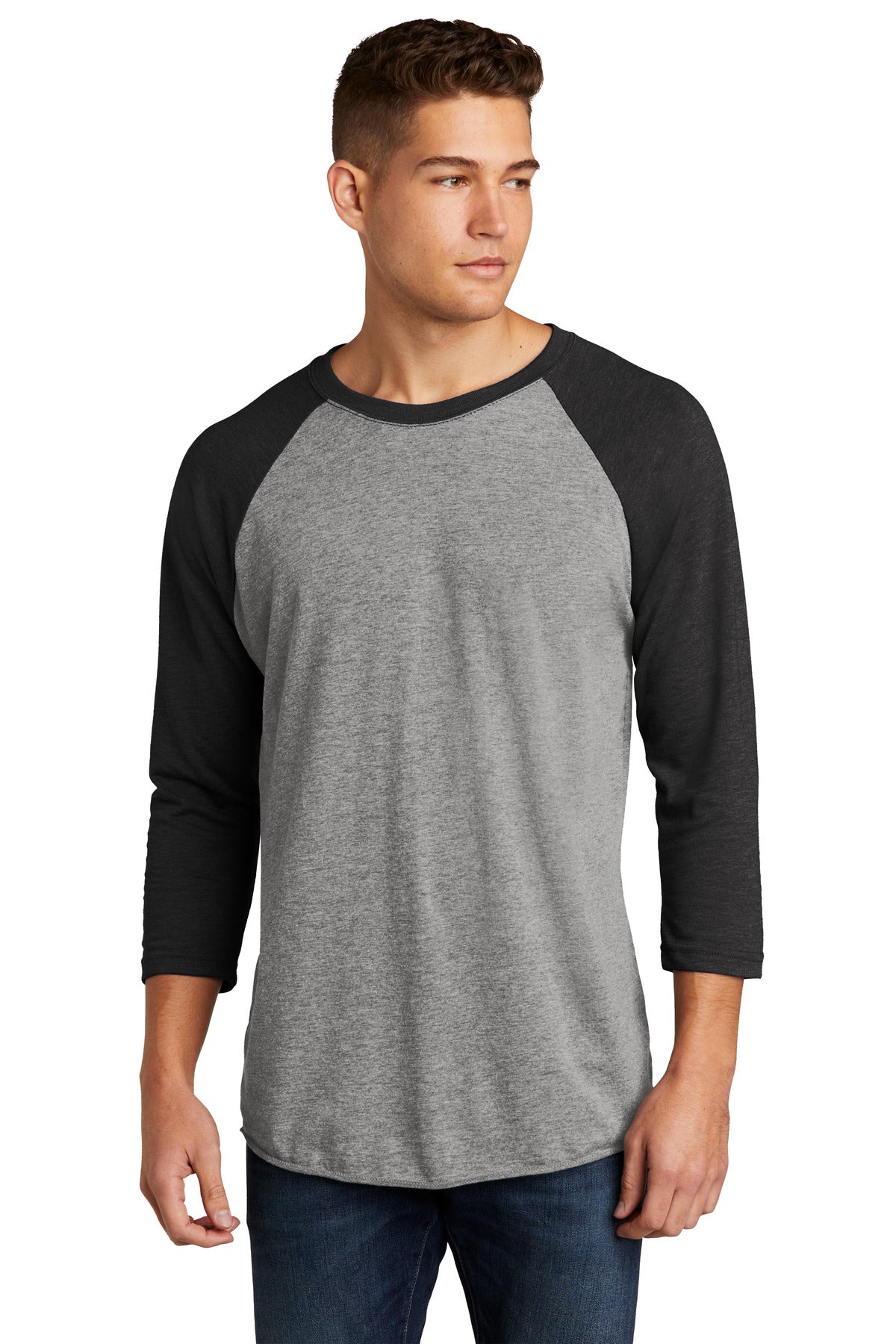 Next Level Unisex Tri-Blend 3/4-Sleeve Raglan Tee. Mens Apparel Shirts & Tops
