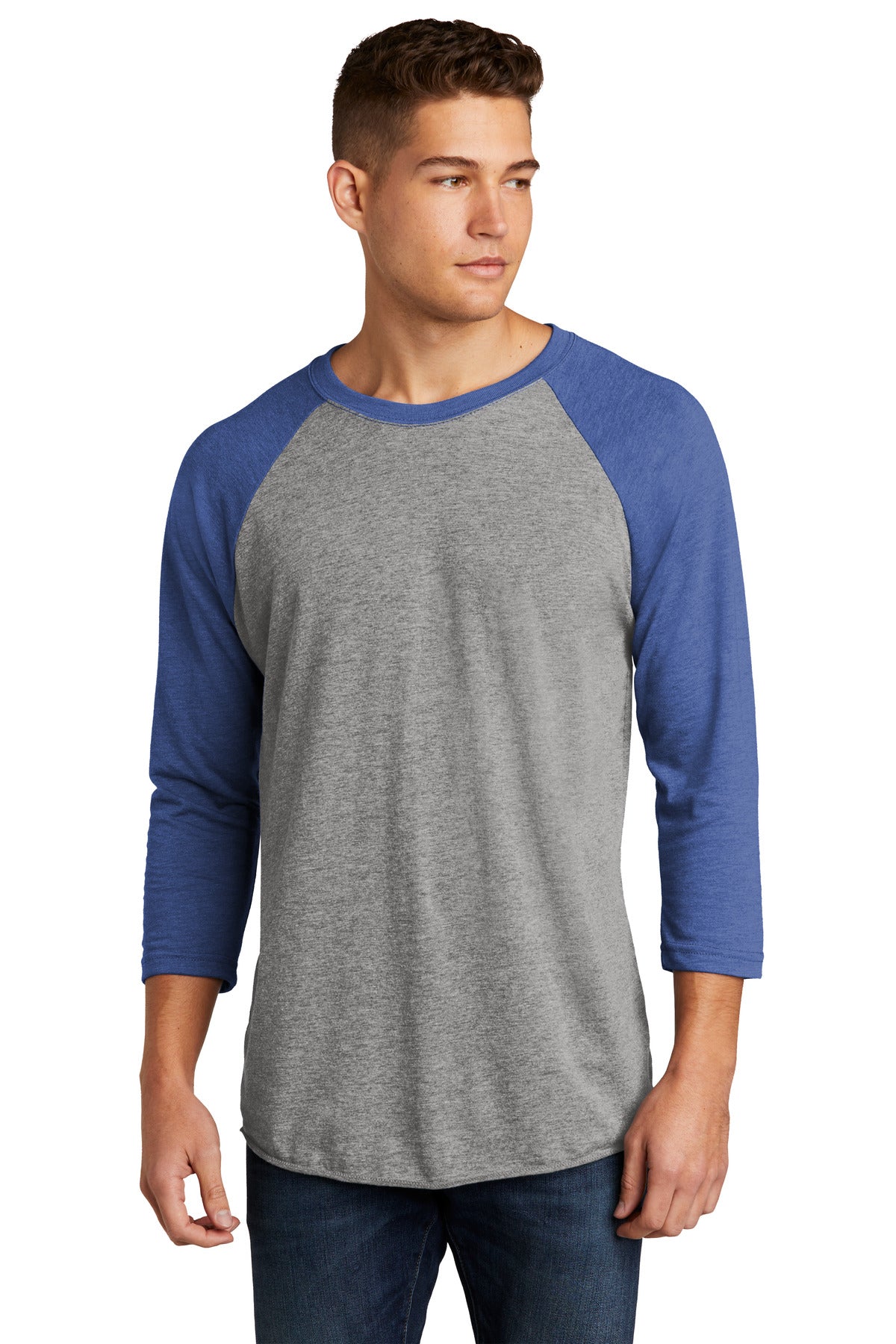 Next Level Unisex Tri-Blend 3/4-Sleeve Raglan Tee. Mens Apparel Shirts & Tops