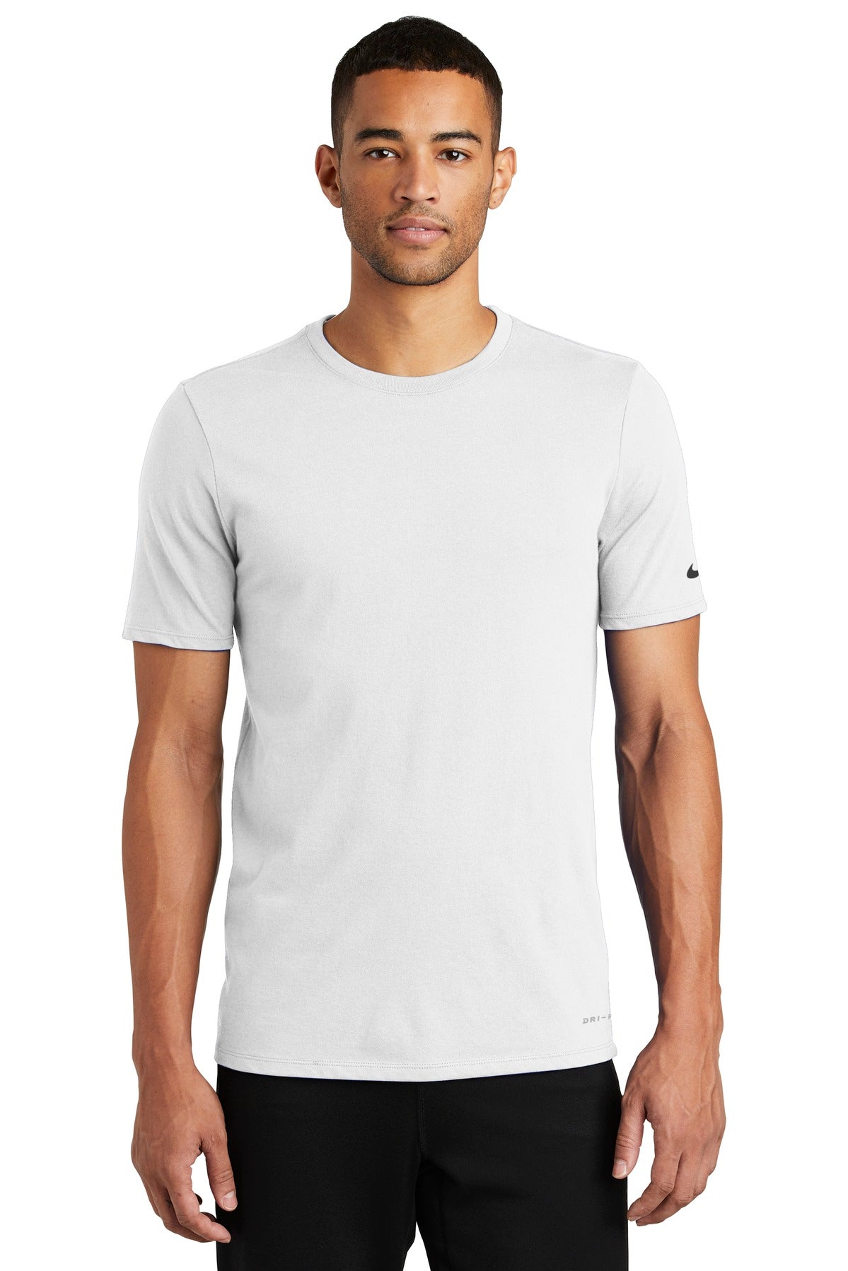 Nike Men's Dri-FIT Cotton/Poly Tee. NKBQ5231 Corporate Apparel Shirts & Tops