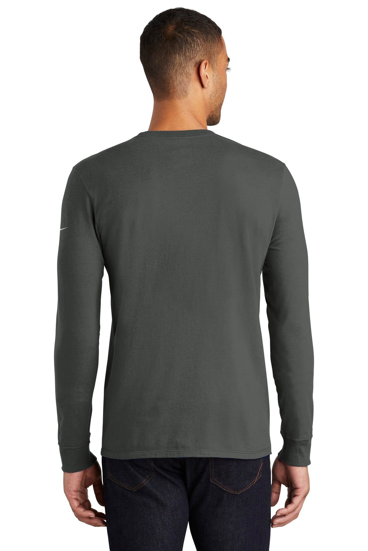 Nike Men's Core Cotton Long Sleeve Tee Shirt. NKBQ5232 Corporate Apparel Shirts & Tops