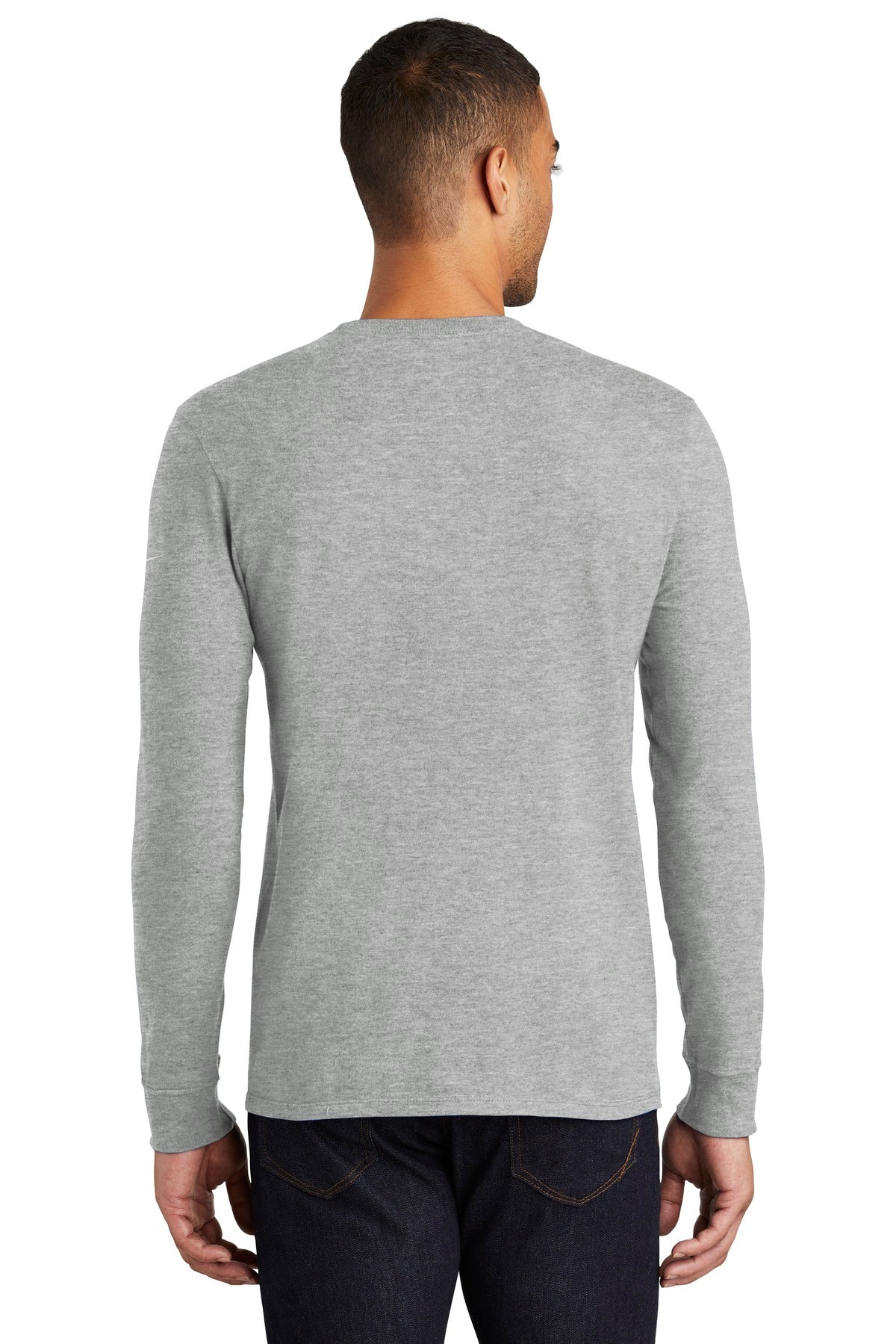 Nike Men's Core Cotton Long Sleeve Tee Shirt. NKBQ5232 Corporate Apparel Shirts & Tops