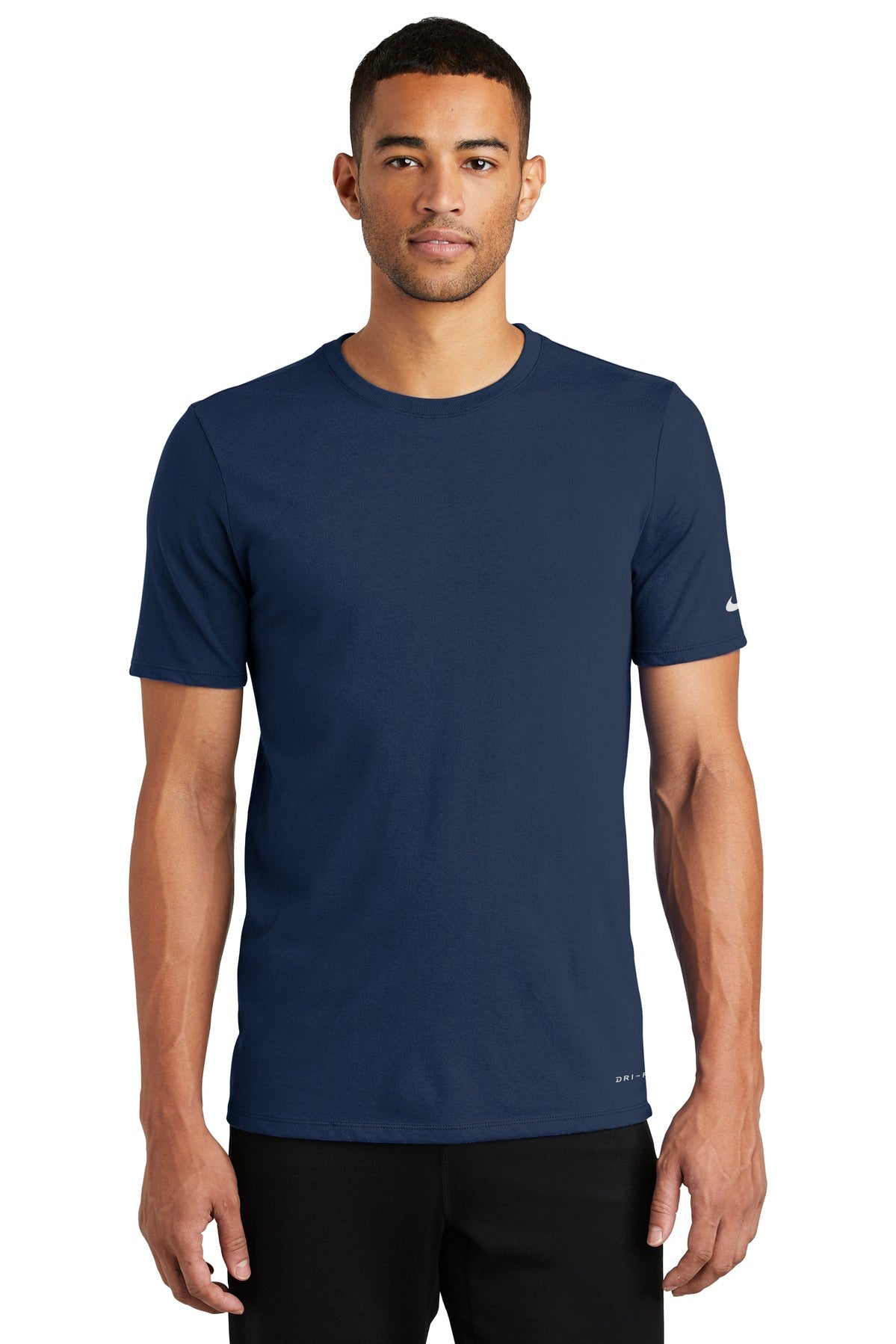 Nike Men's Dri-FIT Cotton/Poly Tee. NKBQ5231 Corporate Apparel Shirts & Tops