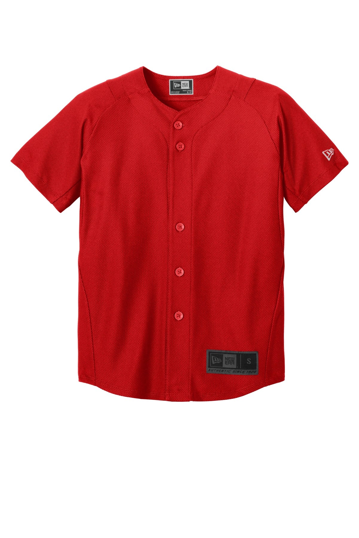 New Era Youth Diamond Era Full-Button Jersey. YNEA220 Corporate Apparel Shirts & Tops