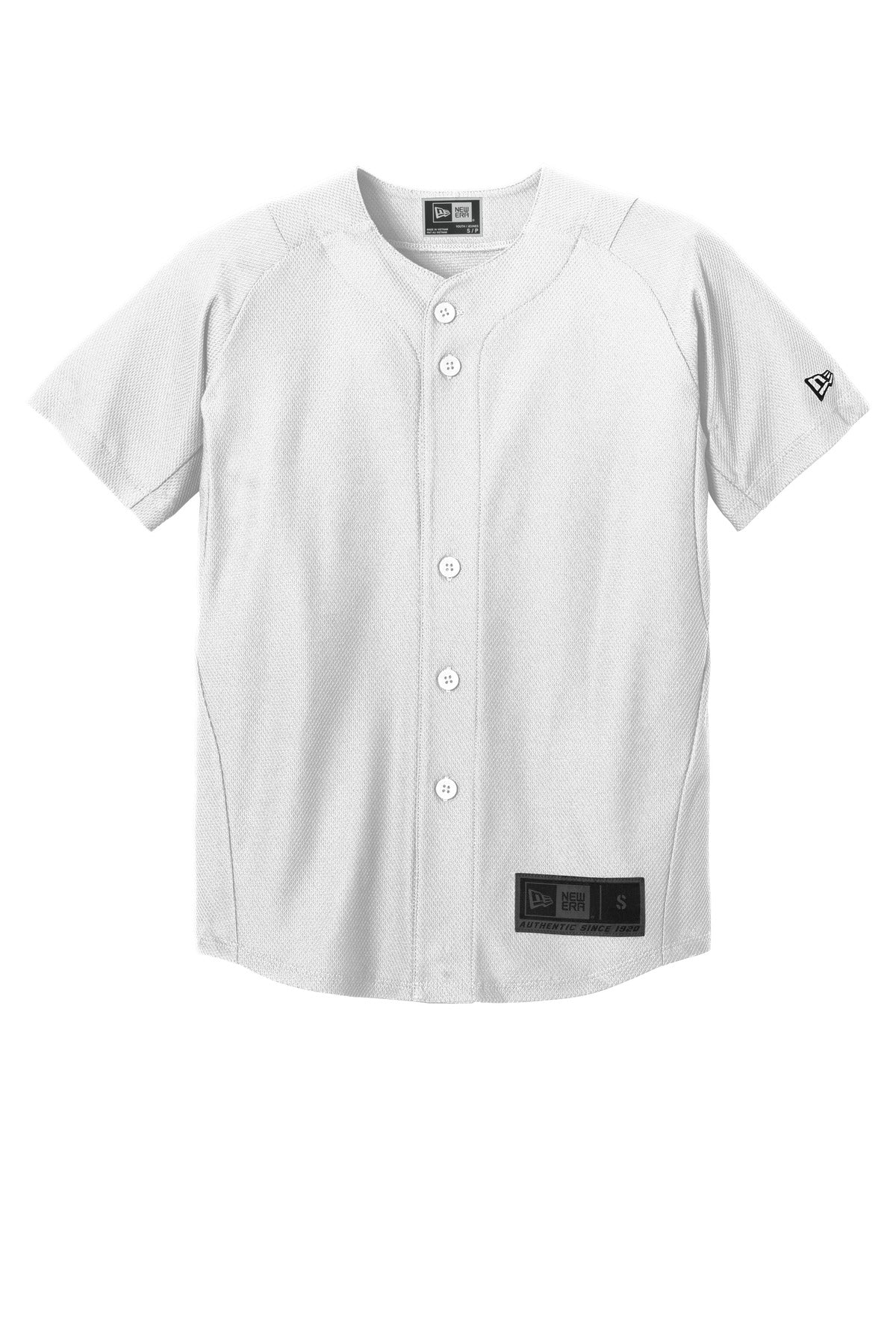 New Era Youth Diamond Era Full-Button Jersey. YNEA220 Corporate Apparel Shirts & Tops