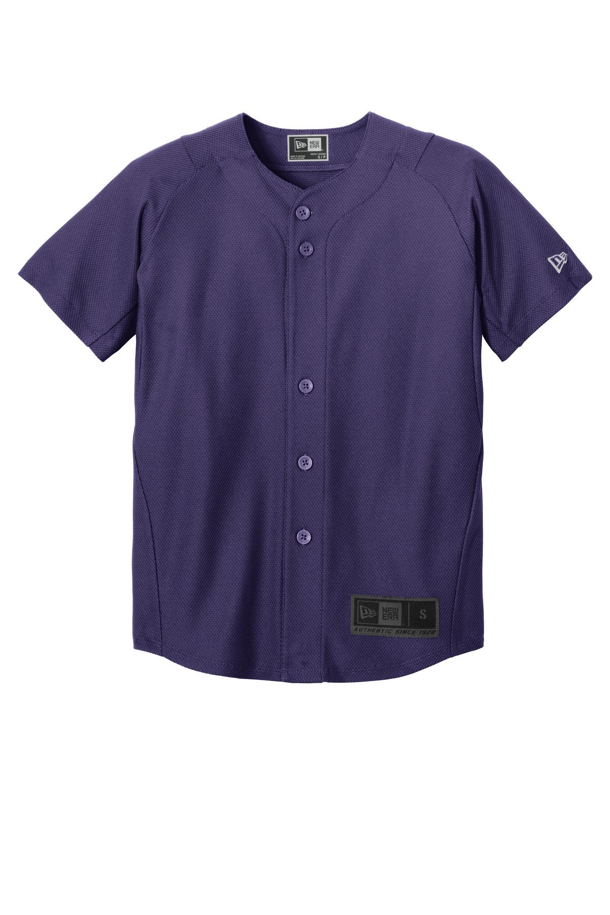 New Era Youth Diamond Era Full-Button Jersey. YNEA220 Corporate Apparel Shirts & Tops