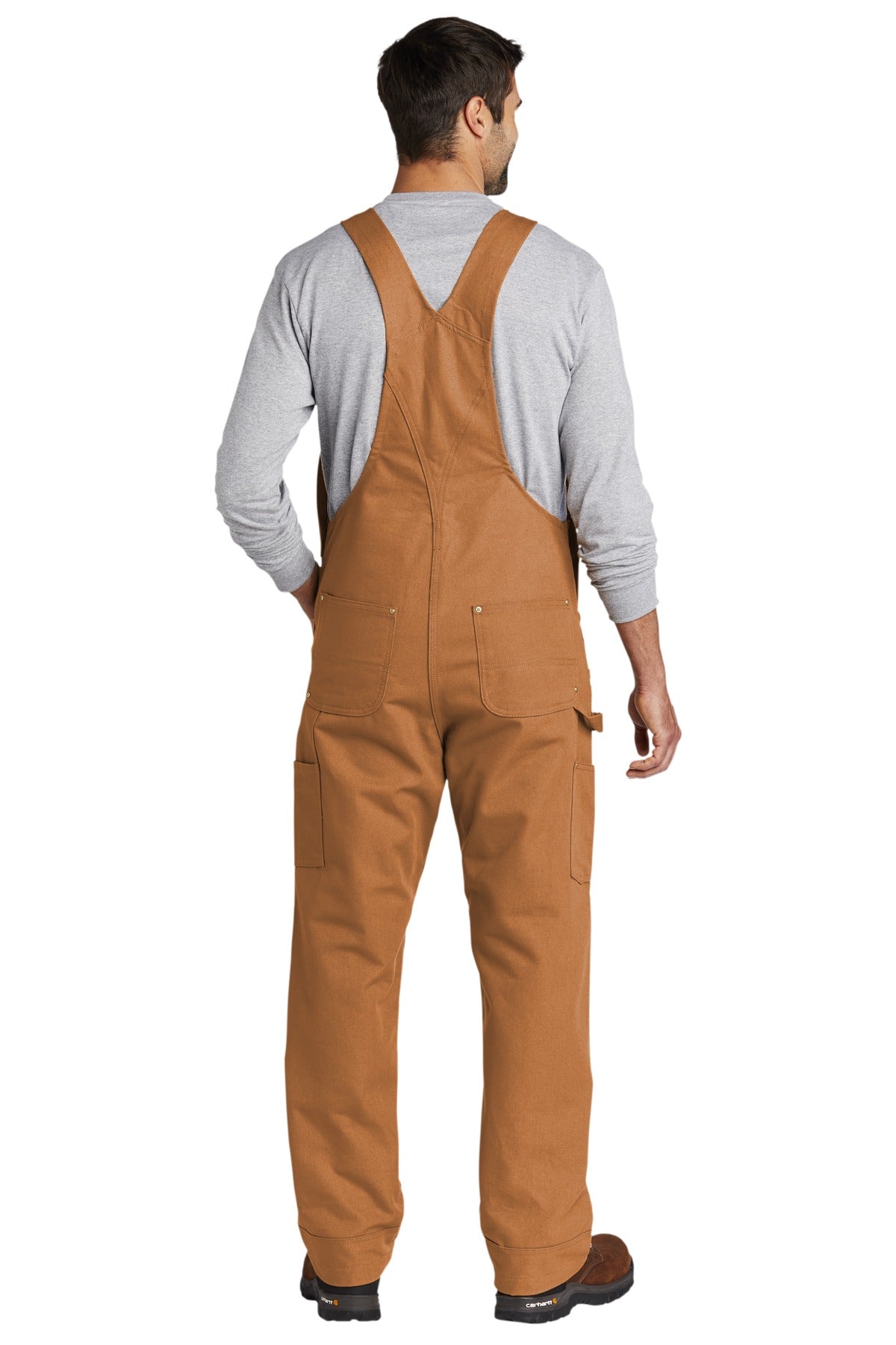 Carhartt Men's Duck Unlined Bib Overalls CT102776 Corporate Apparel Pants & Sweatpants