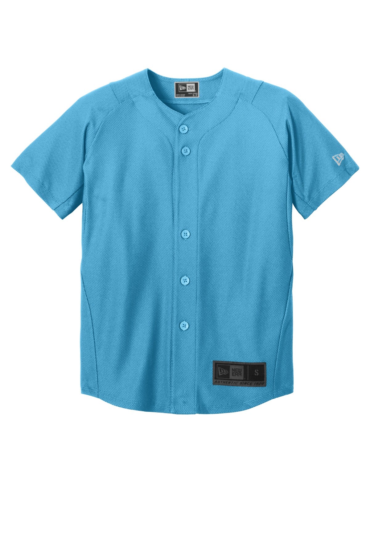 New Era Youth Diamond Era Full-Button Jersey. YNEA220 Corporate Apparel Shirts & Tops