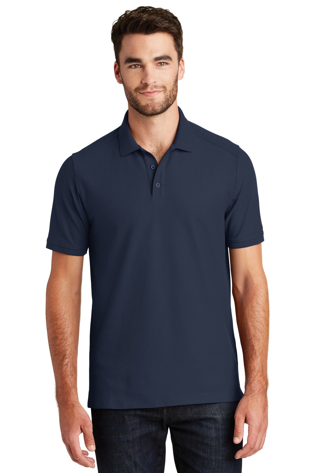 New Era Men's Venue Home Plate Polo. NEA300 Corporate Apparel Shirts & Tops