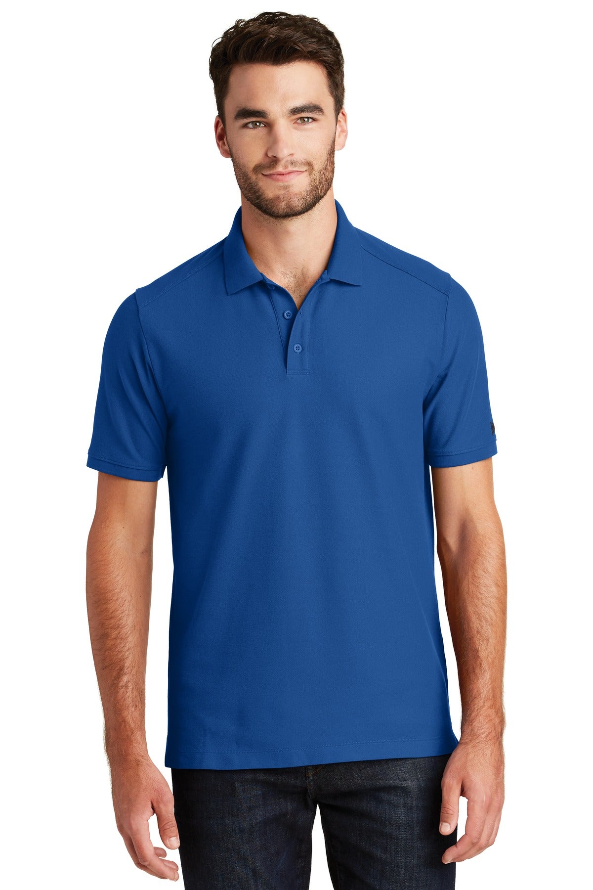 New Era Men's Venue Home Plate Polo. NEA300 Corporate Apparel Shirts & Tops
