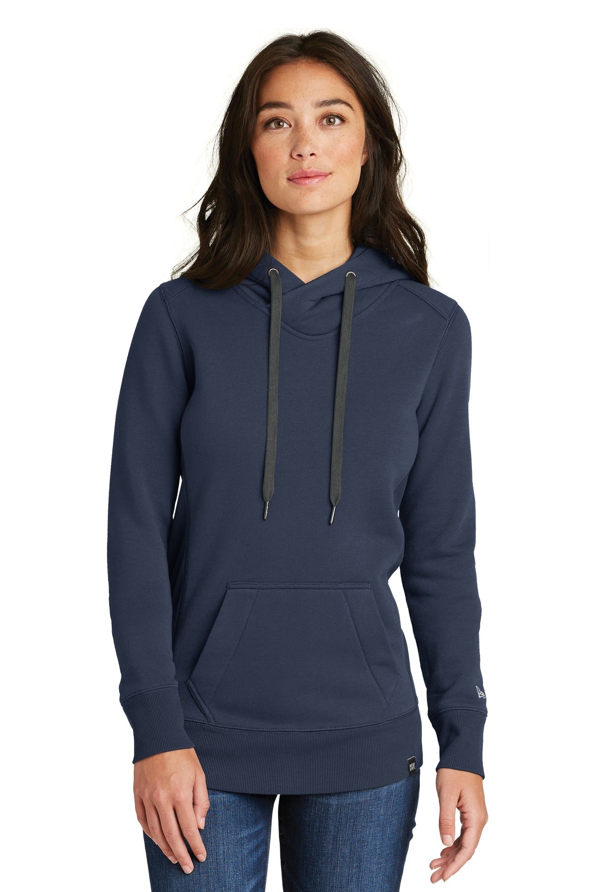 New Era Women's French Terry Pullover Hoodie. LNEA500 Corporate Apparel Sweatshirts & Fleece