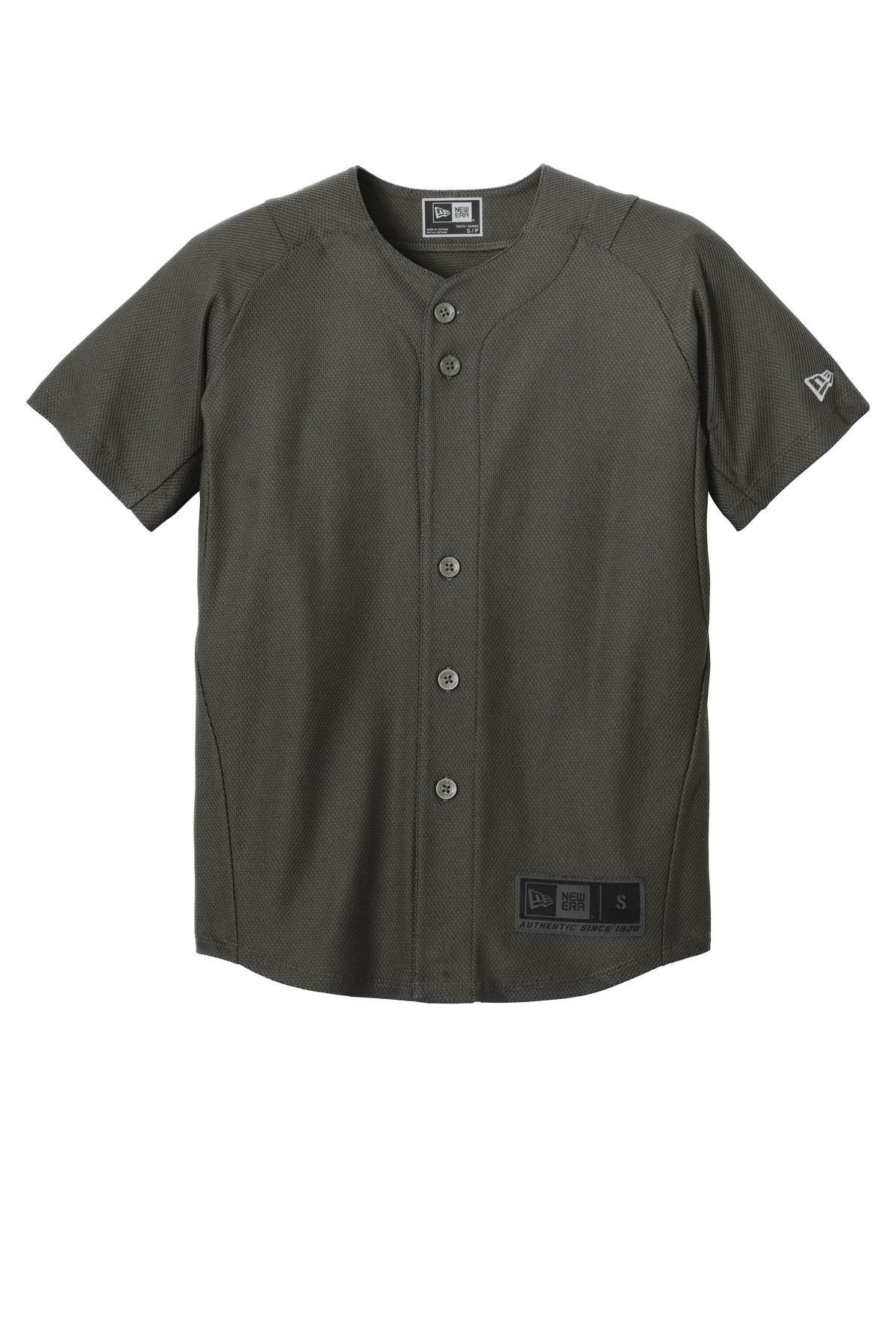 New Era Youth Diamond Era Full-Button Jersey. YNEA220 Corporate Apparel Shirts & Tops