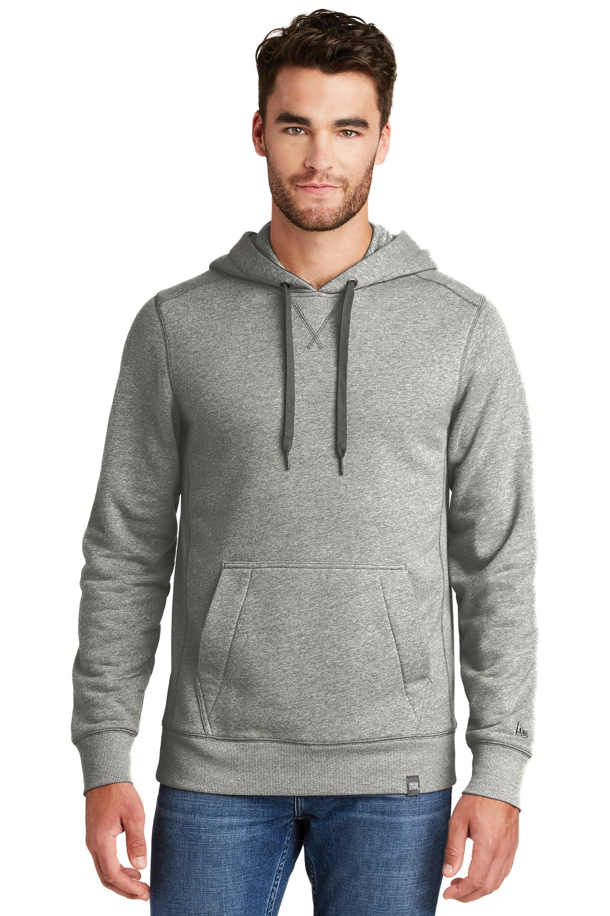 New Era Men's French Terry Pullover Hoodie. NEA500 Corporate Apparel Sweatshirts & Fleece