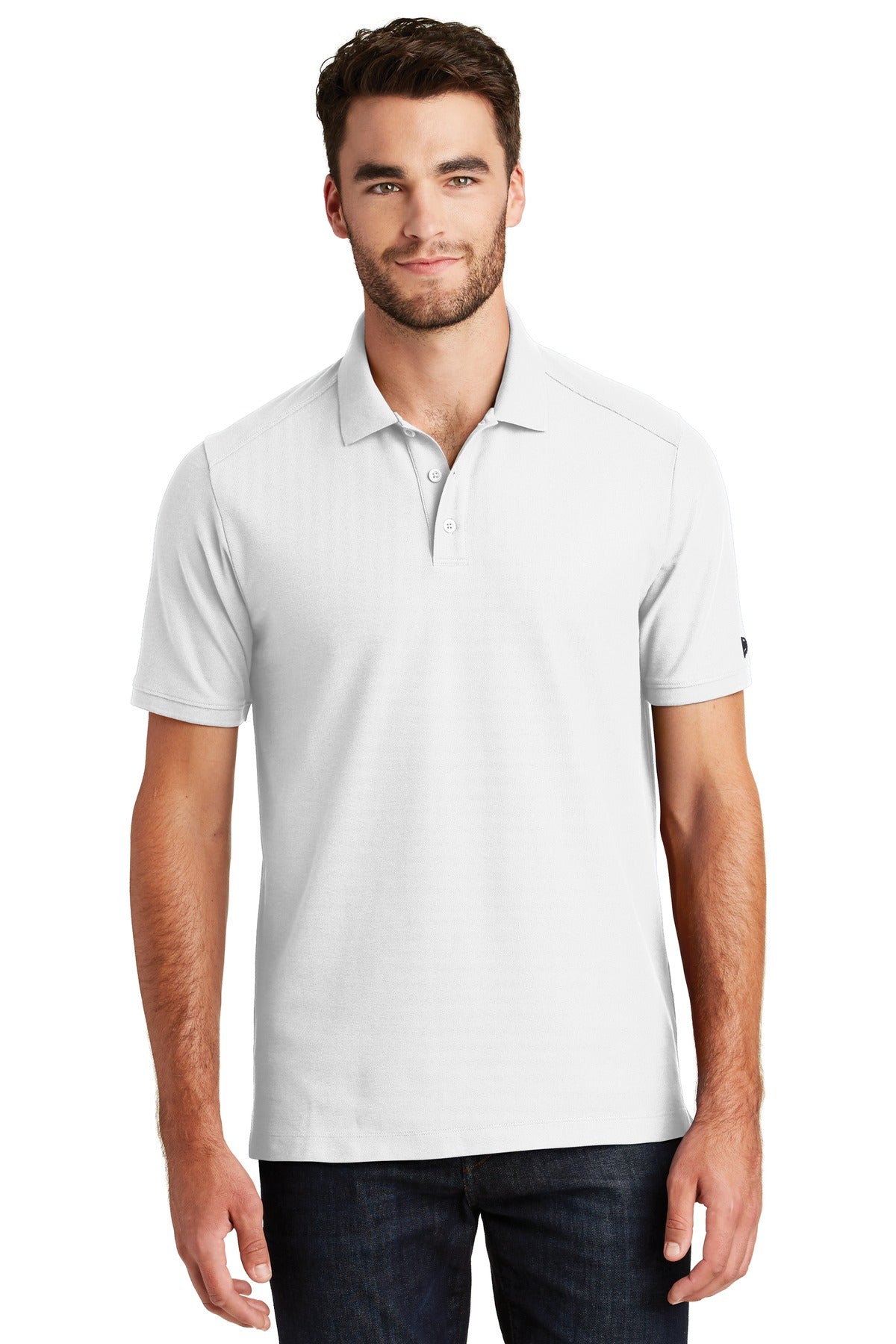 New Era Men's Venue Home Plate Polo. NEA300 Corporate Apparel Shirts & Tops