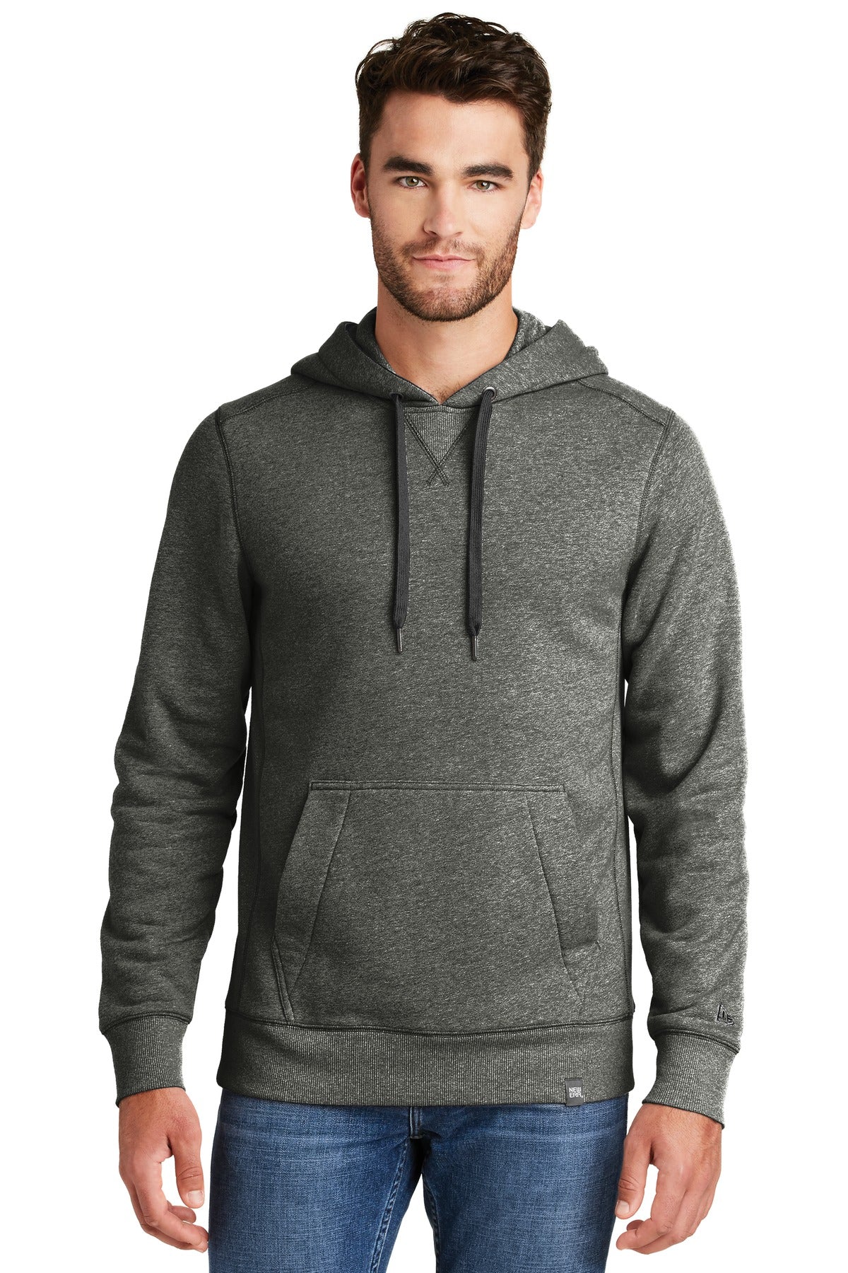 New Era Men's French Terry Pullover Hoodie. NEA500 Corporate Apparel Sweatshirts & Fleece