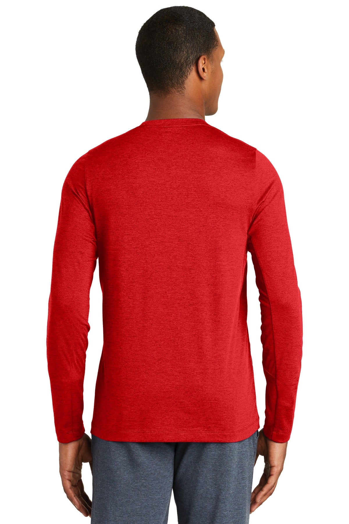 New Era Men's Series Performance Long Sleeve Crew Tee. NEA201 Corporate Apparel Shirts & Tops