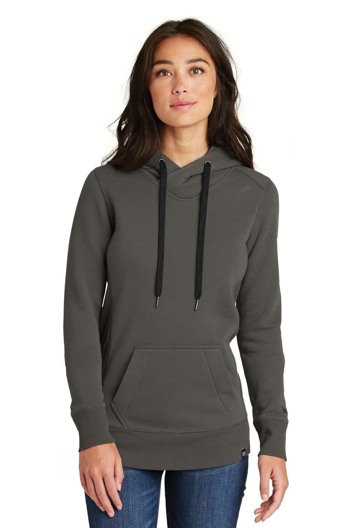 New Era Women's French Terry Pullover Hoodie. LNEA500 Corporate Apparel Sweatshirts & Fleece