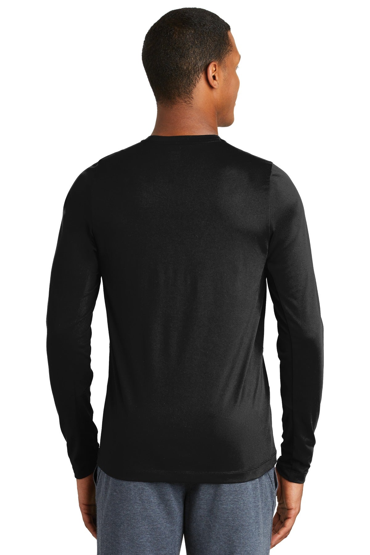 New Era Men's Series Performance Long Sleeve Crew Tee. NEA201 Corporate Apparel Shirts & Tops