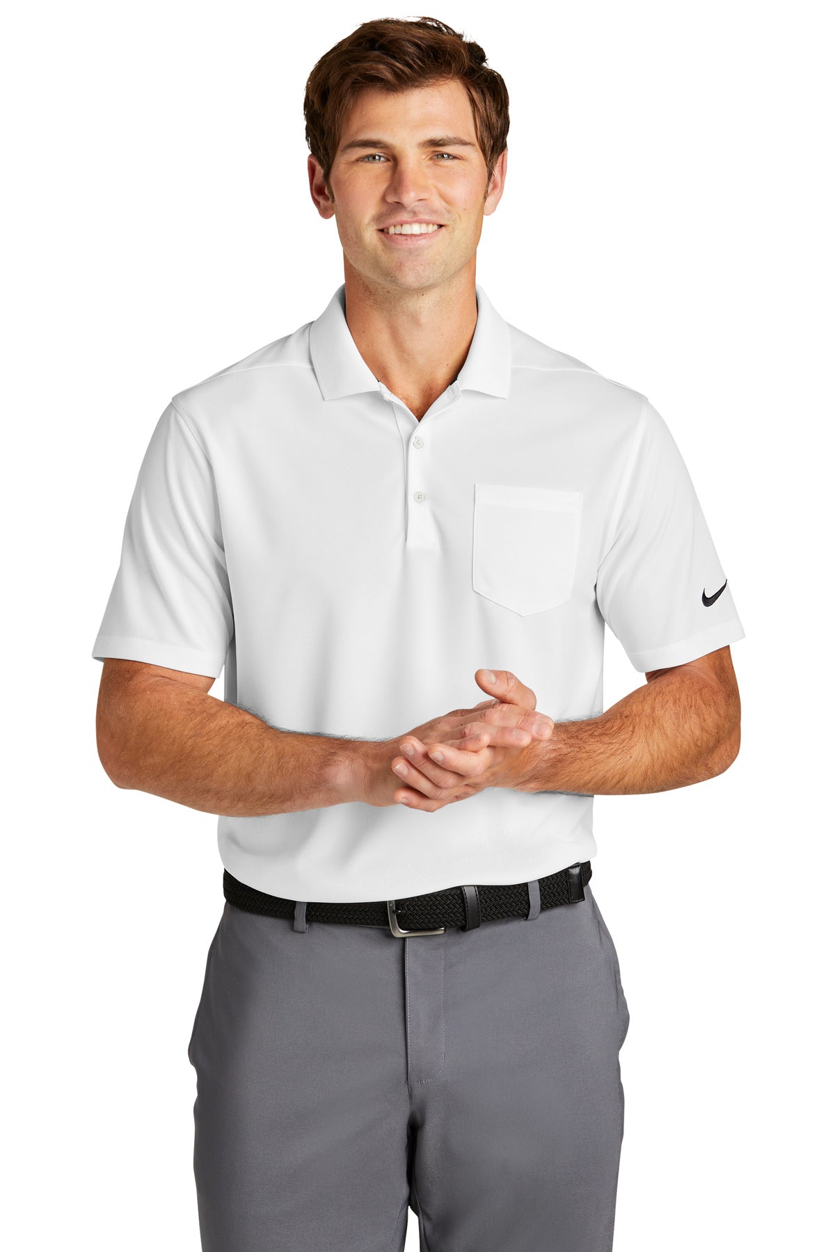 Nike Men's Dri-FIT Micro Pique 2.0 Pocket Polo. NKDC2103 Corporate Apparel Shirts & Tops