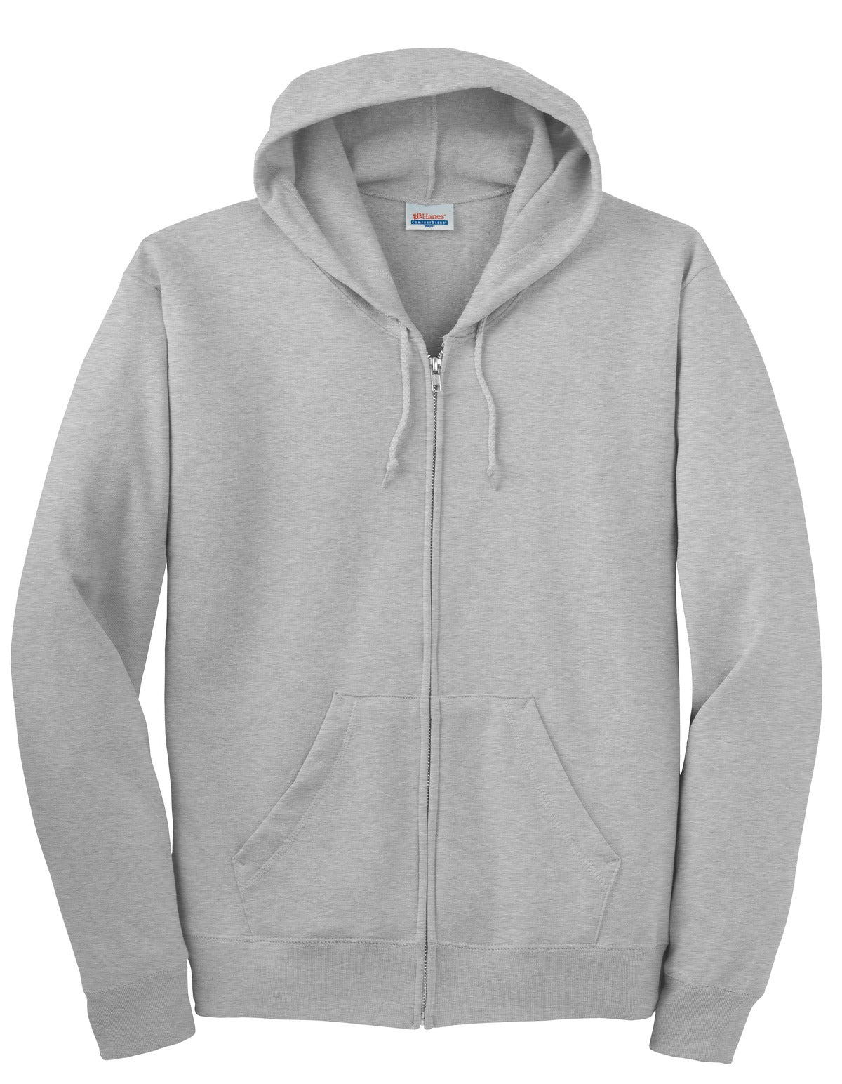Hanes Men's Ecosmart Full-Zip Hooded Sweatshirt Mens Apparel Sweatshirts & Fleece