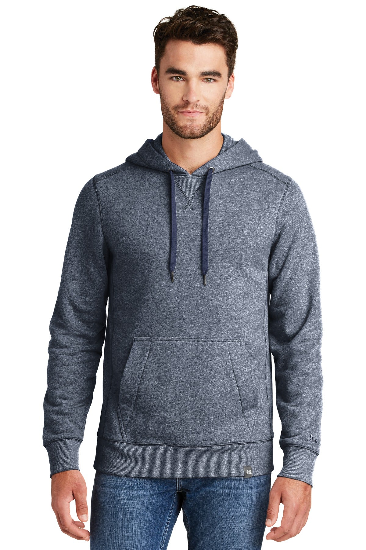 New Era Men's French Terry Pullover Hoodie. NEA500 Corporate Apparel Sweatshirts & Fleece