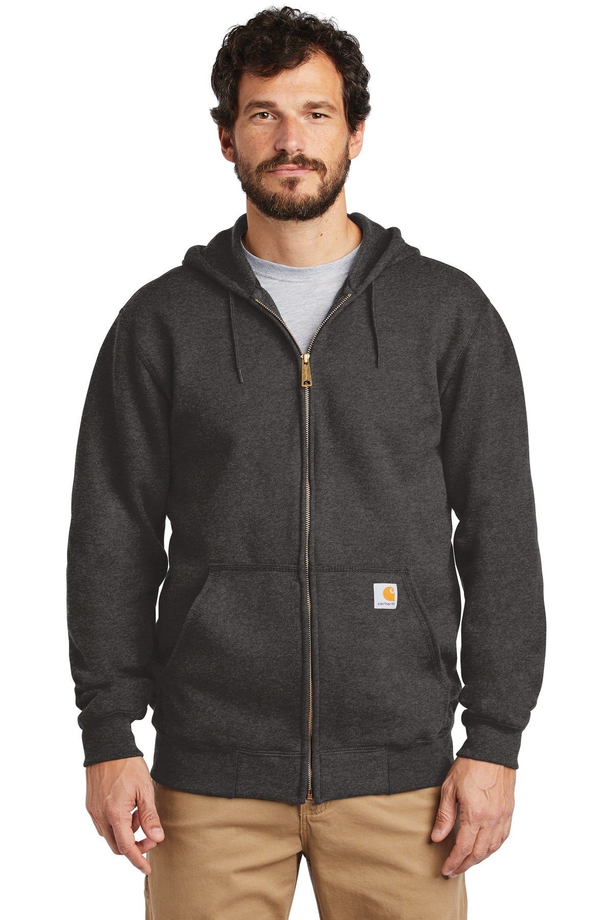 Carhartt Men's Midweight Hooded Zip-Front Sweatshirt CTK122 Corporate Apparel Sweatshirts & Fleece